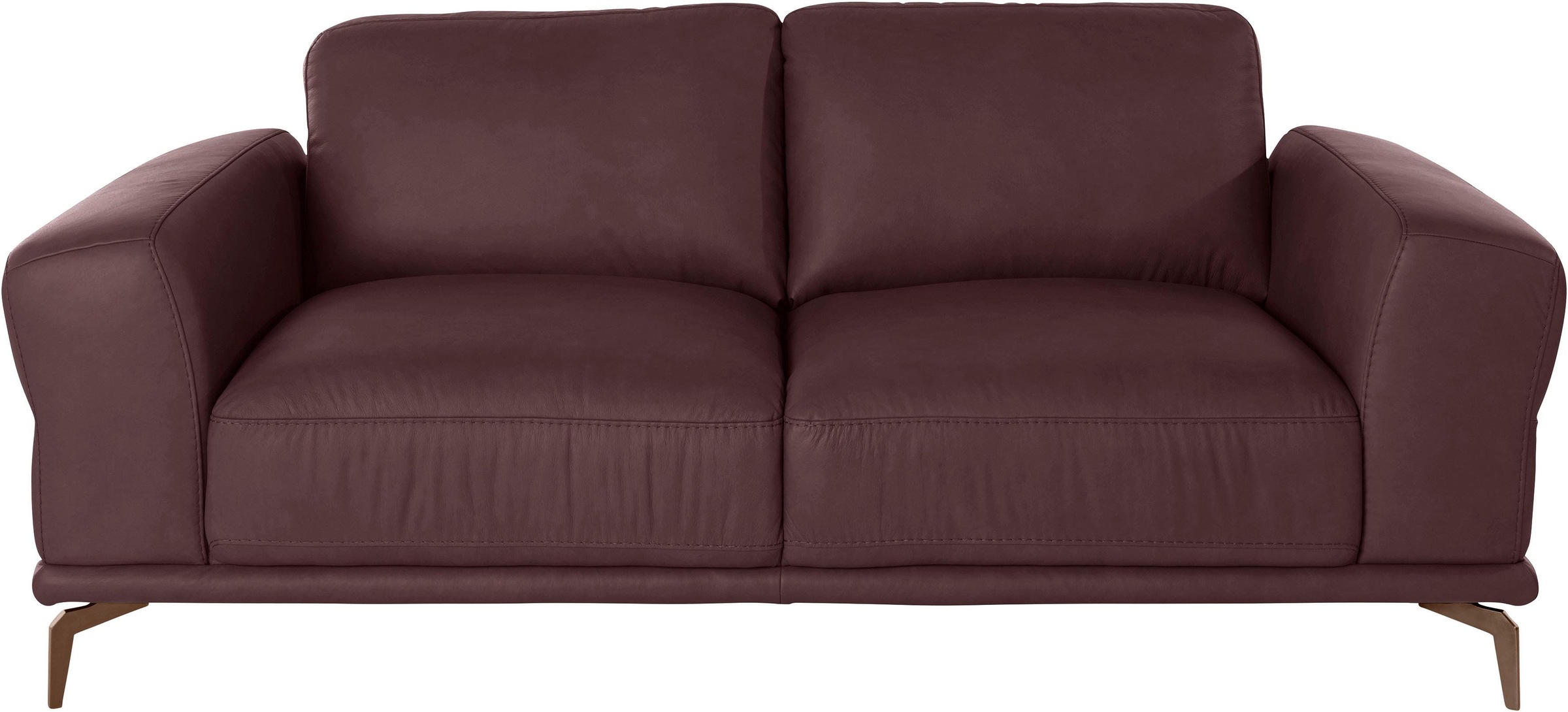 W.SCHILLIG 2-Sitzer »montanaa« mit Metallfüßen in Bronze pulverbeschichtet, günstig online kaufen