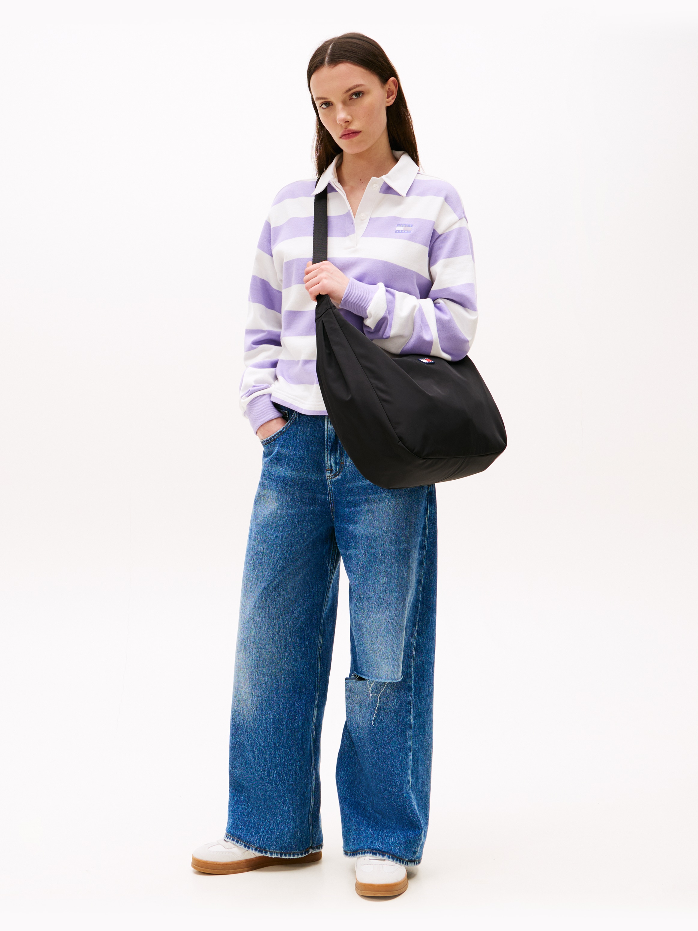 Tommy Jeans Schultertasche »TJW URBAN LARGE X-BODY«, Damen Umhängetasche, Tragetasche mit Logo-Schriftzug