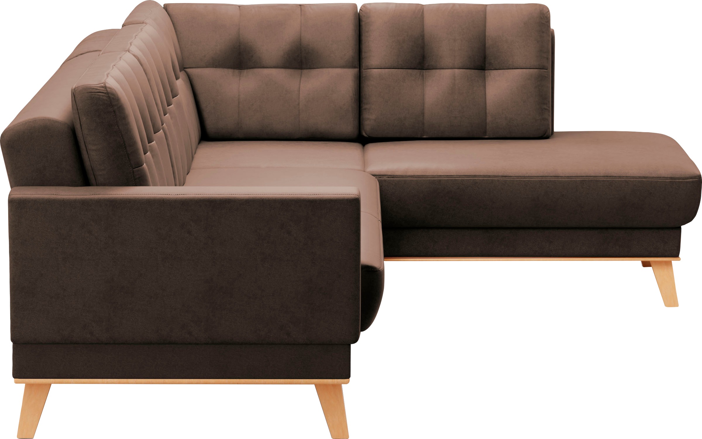 sit&more Ecksofa »Lavida L-Form«, wahlweise mit Kippfunktion und Bettkasten
