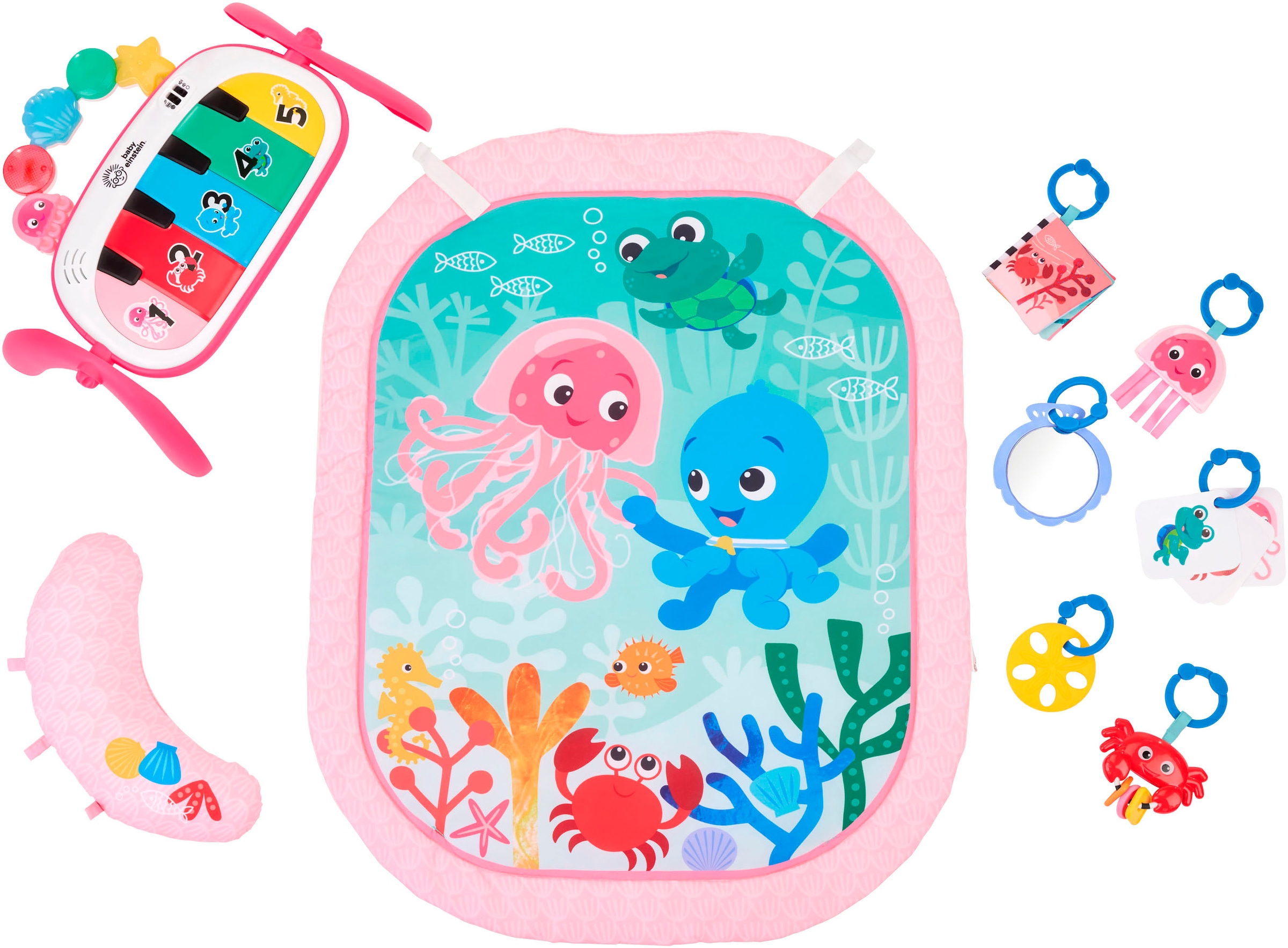 Baby Einstein Spielbogen »4-in-1 Kickin’ Tunes Jellyfish Jamboree Music & Language Discovery Gym«, mit Soundeffekt