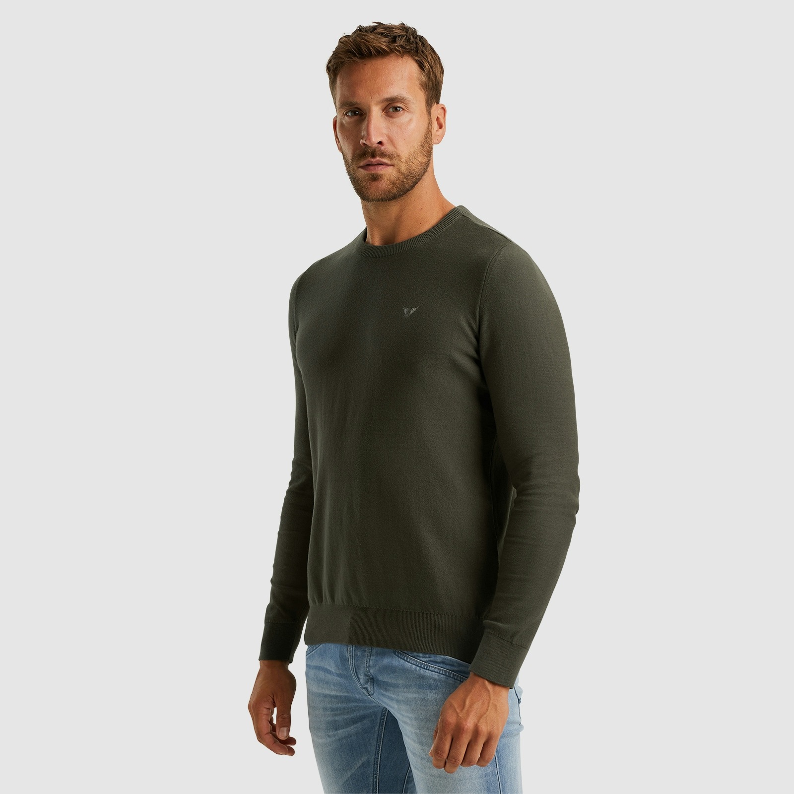 PME LEGEND Strickpullover, mit Logostickerei