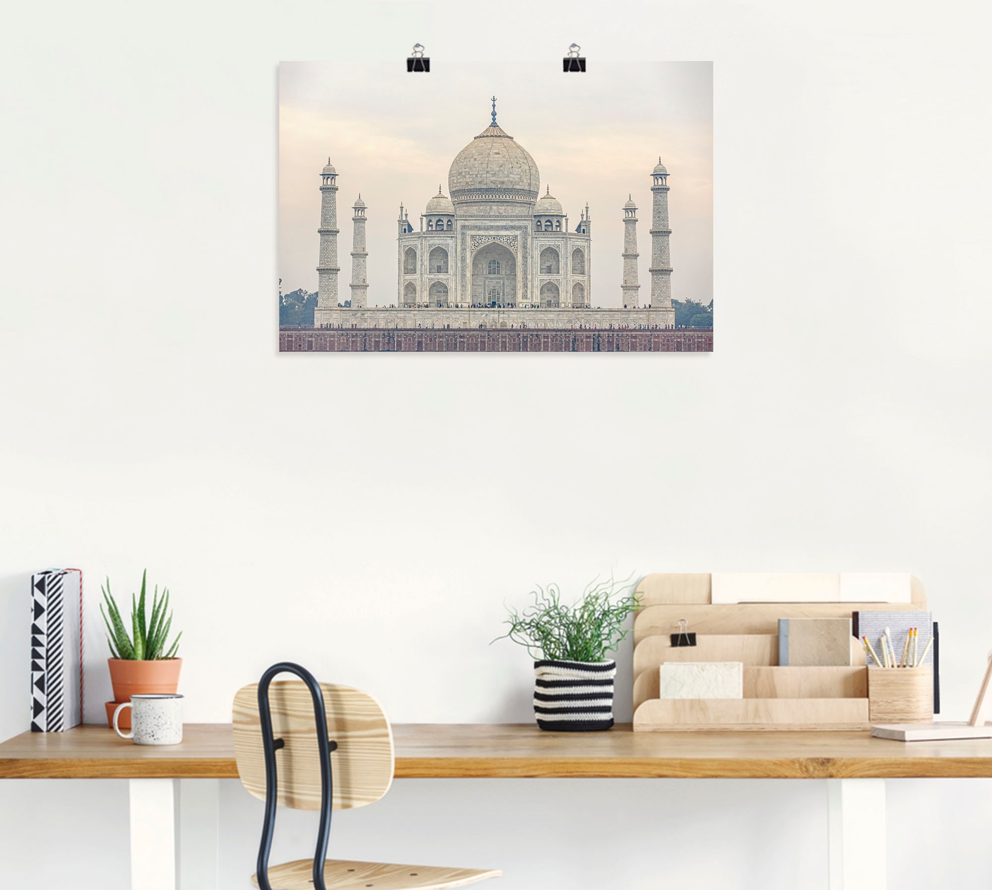Artland Wandbild »Taj Mahal«, Gebäude, (1 St.), als Alubild, Outdoorbild, Poster in verschied. Größen