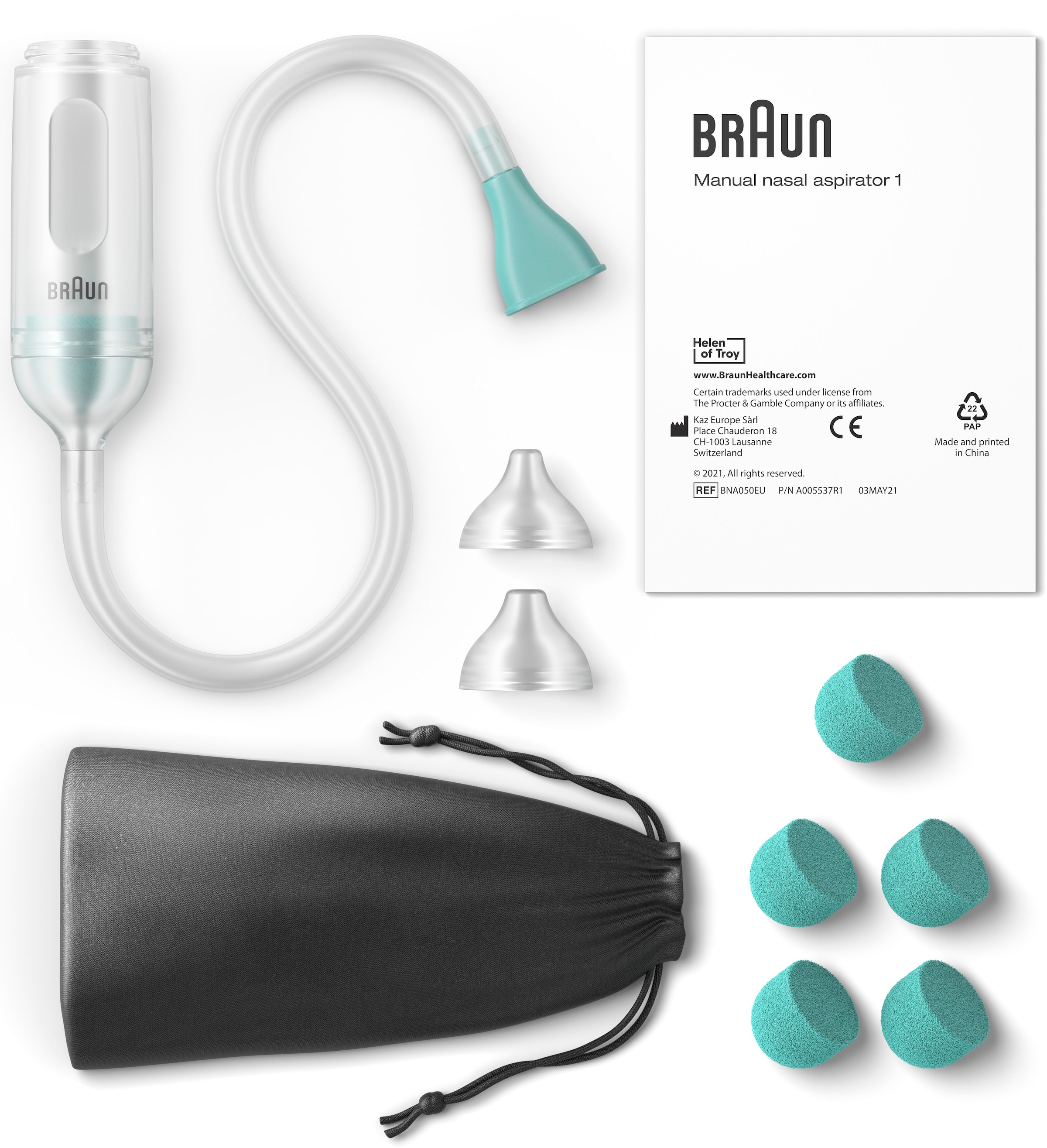Braun Nasensauger »BNA050EU«, manueller Nasensauger