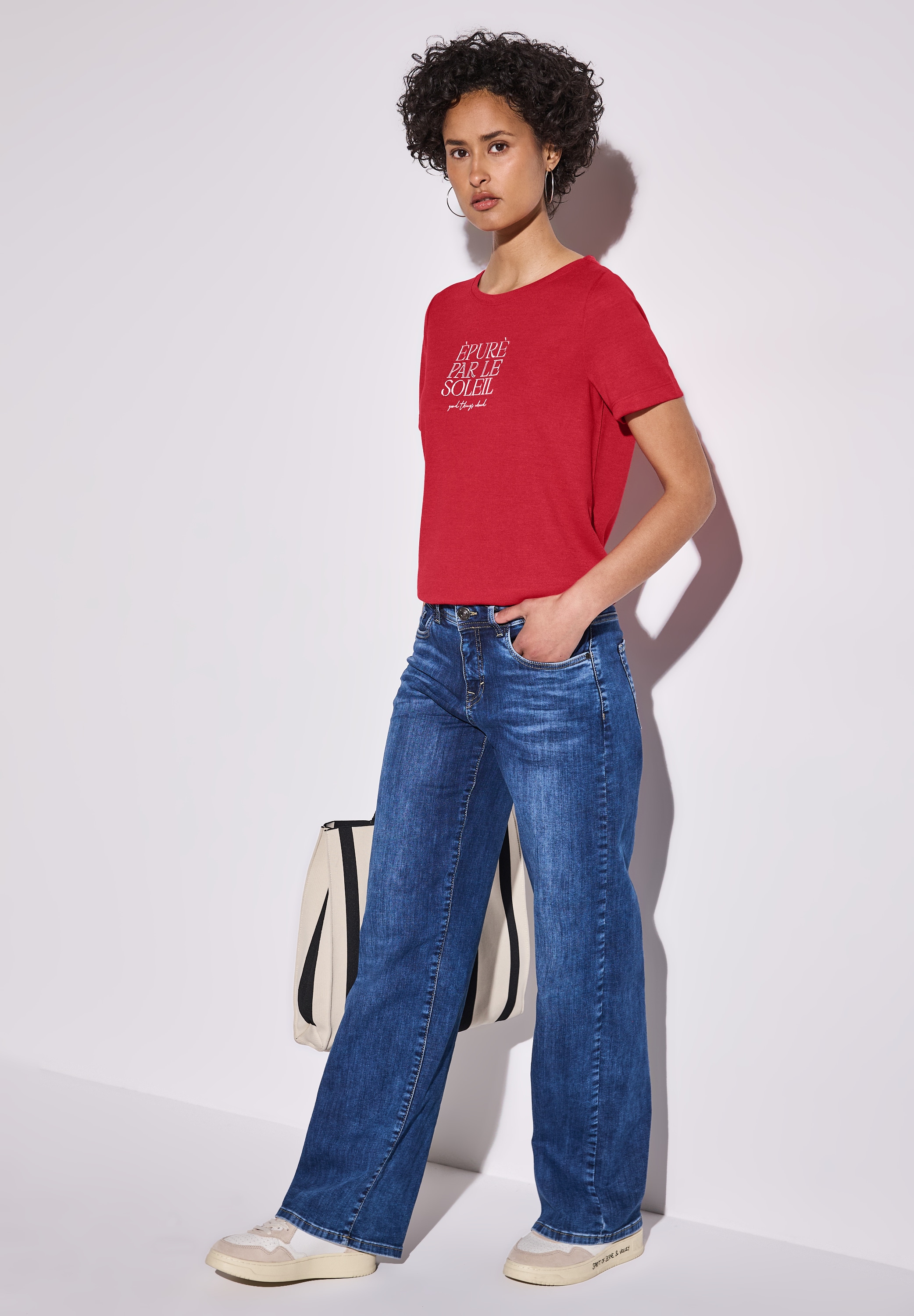 STREET ONE T-Shirt, mit Wording
