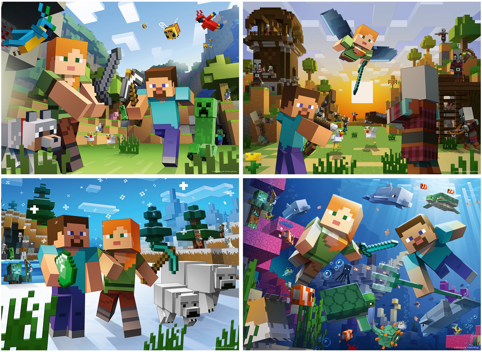 Ravensburger Puzzle »Minecraft, Biome erforschen« Made in Europe