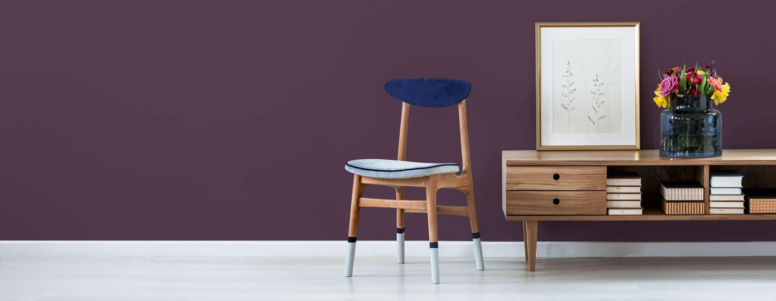 A.S. Création Wand- und Deckenfarbe »Seidenmatt Innenfarbe THE COLOR KITCHEN« für Wohnzimmer Schlafzimmer Flur Küche, versch. Lilatöne