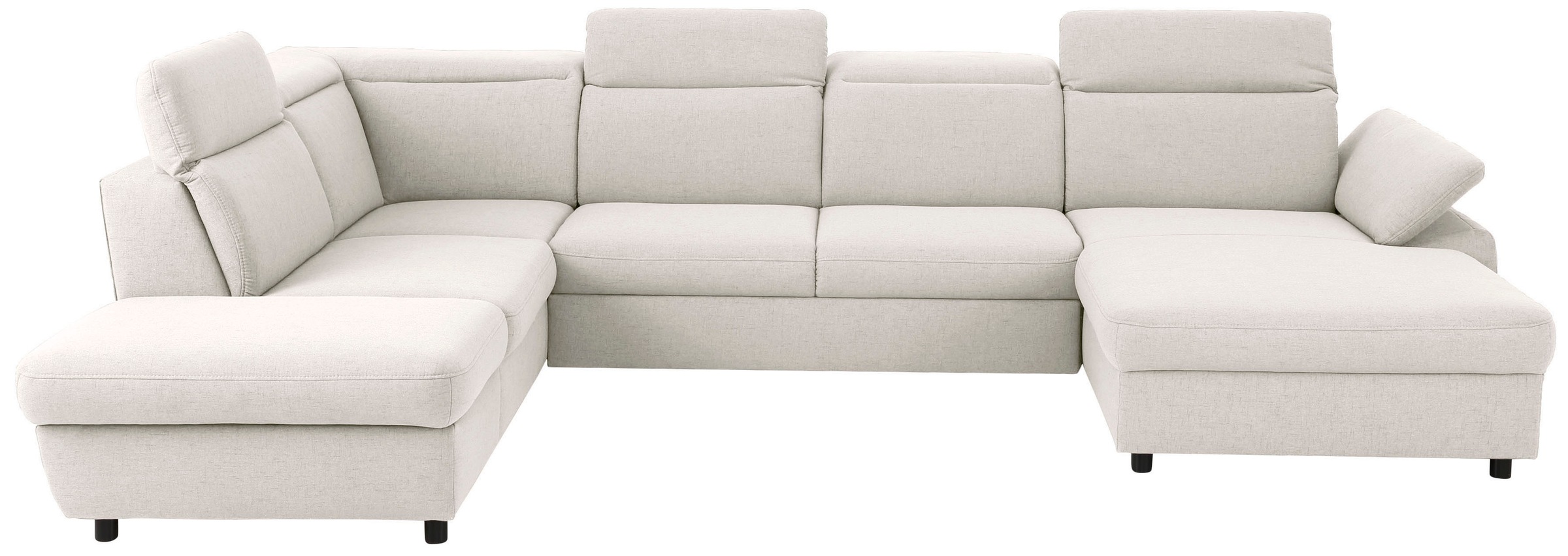 Home affaire Wohnlandschaft »Mauritius U-Form« mit Kopfteil- und Armlehnver günstig online kaufen