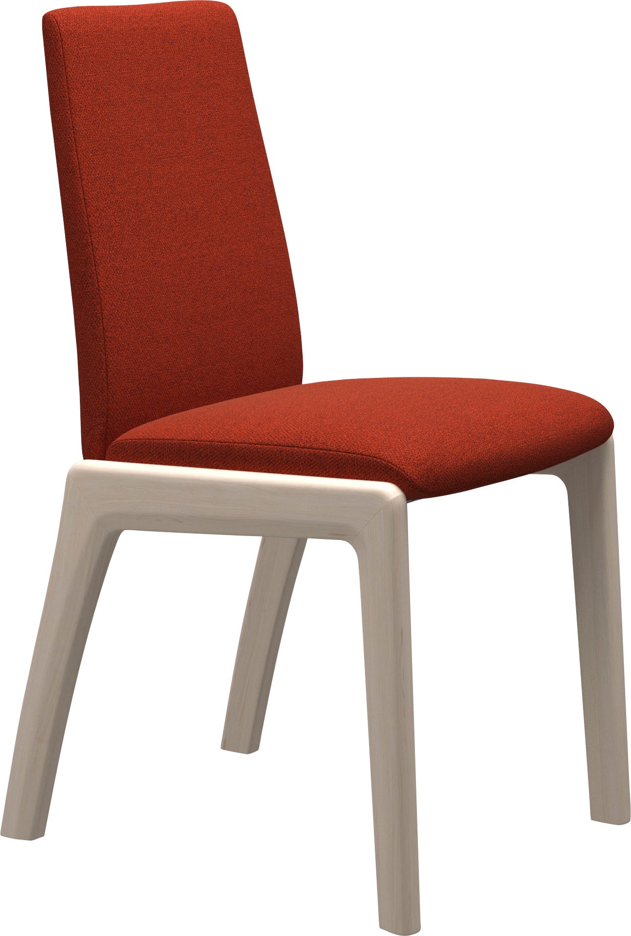 Stressless® Polsterstuhl »Laurel«, ROHLEDER Stoff Q2 FARON, Low Back, Größe M, mit abgerundeten Beinen in Eiche gekalkt