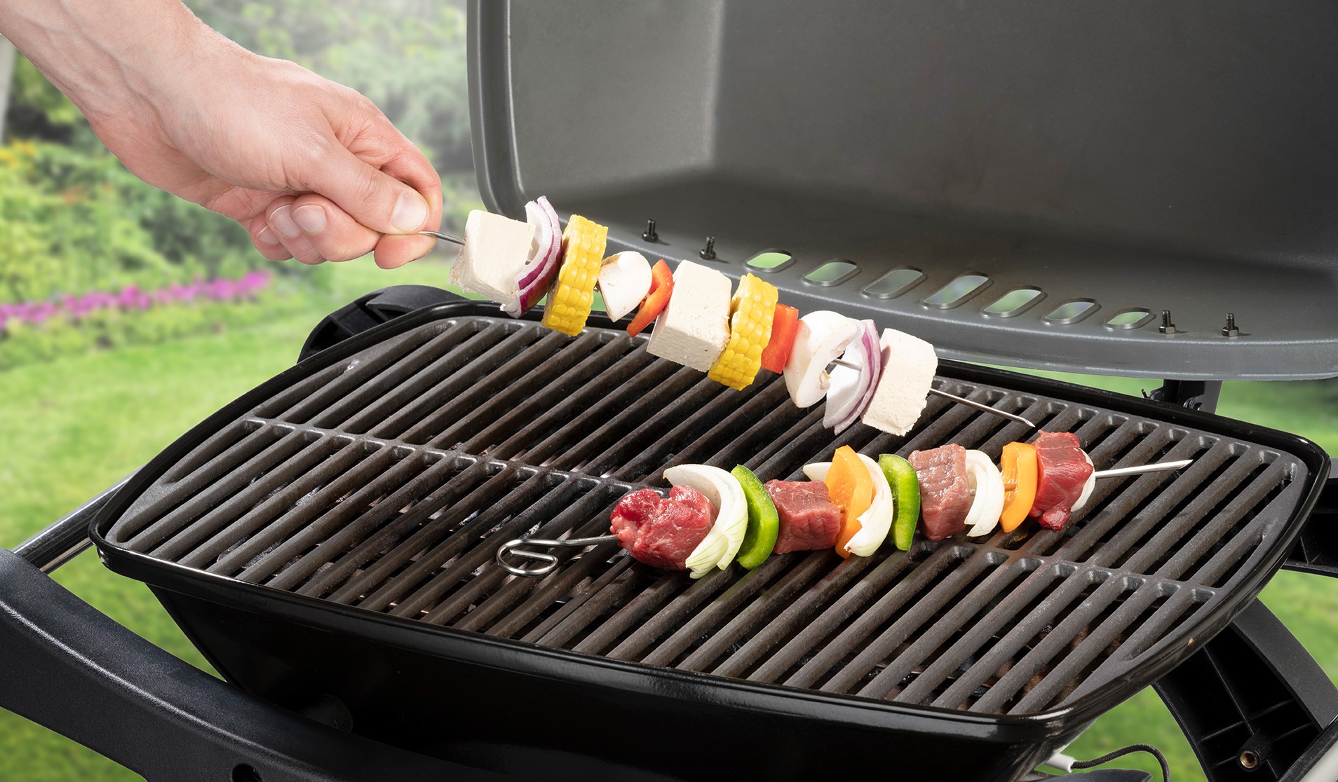 Buddy's Grillspieß »Buddy´s BBQ«, (Set, 12 St.), Schaschlikspieße, Edelstahl, wiederverwendbar, 30 cm