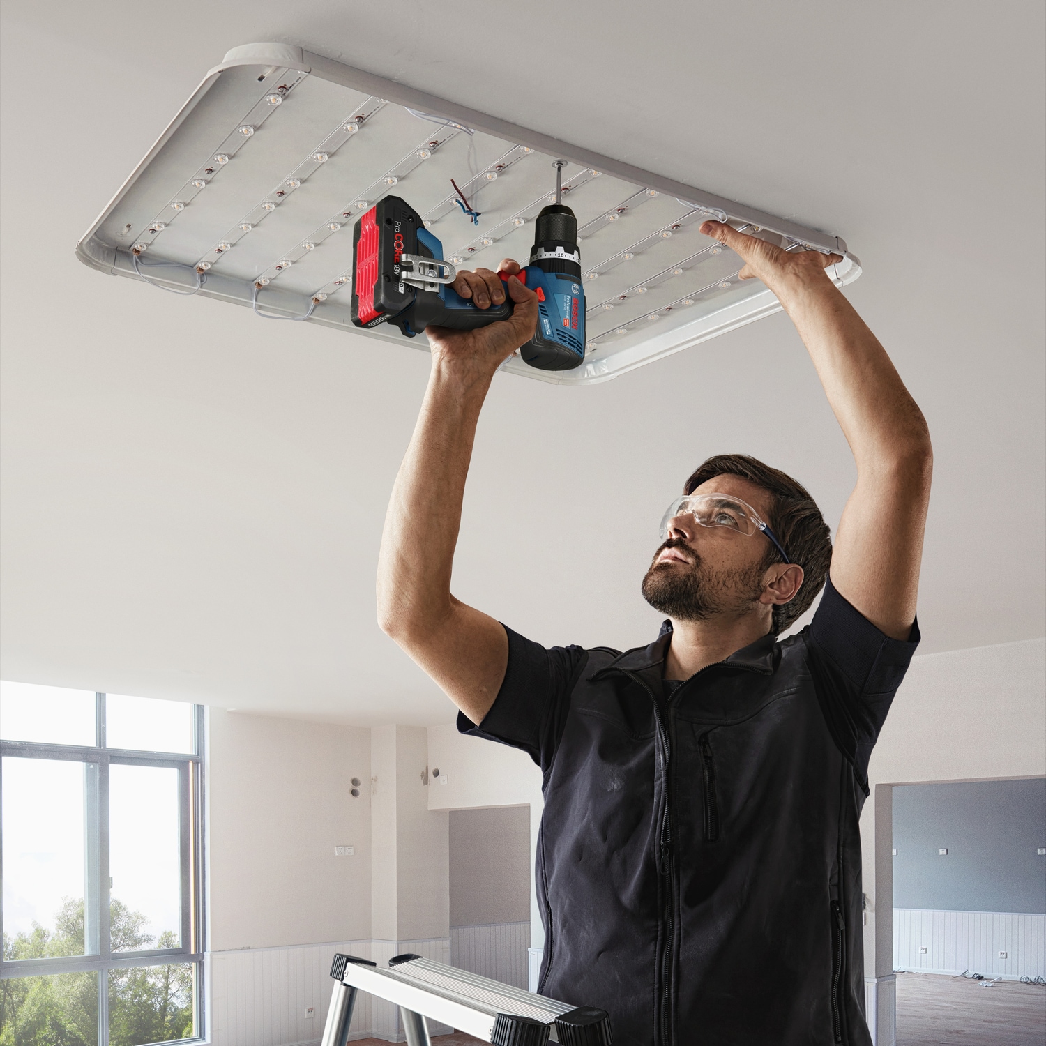 Bosch Professional Akku-Schlagbohrschrauber »»GSB 18V-65««, Inkl. 2x Akku GBA 18V 5,0Ah, in L-BOXX 136N