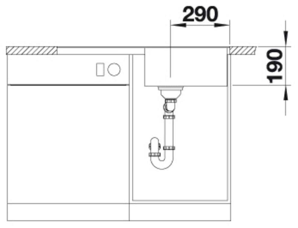 Blanco Granitspüle »METRA 5 S-F« 1 Stk. tlg. erhältlich in mehreren Farben