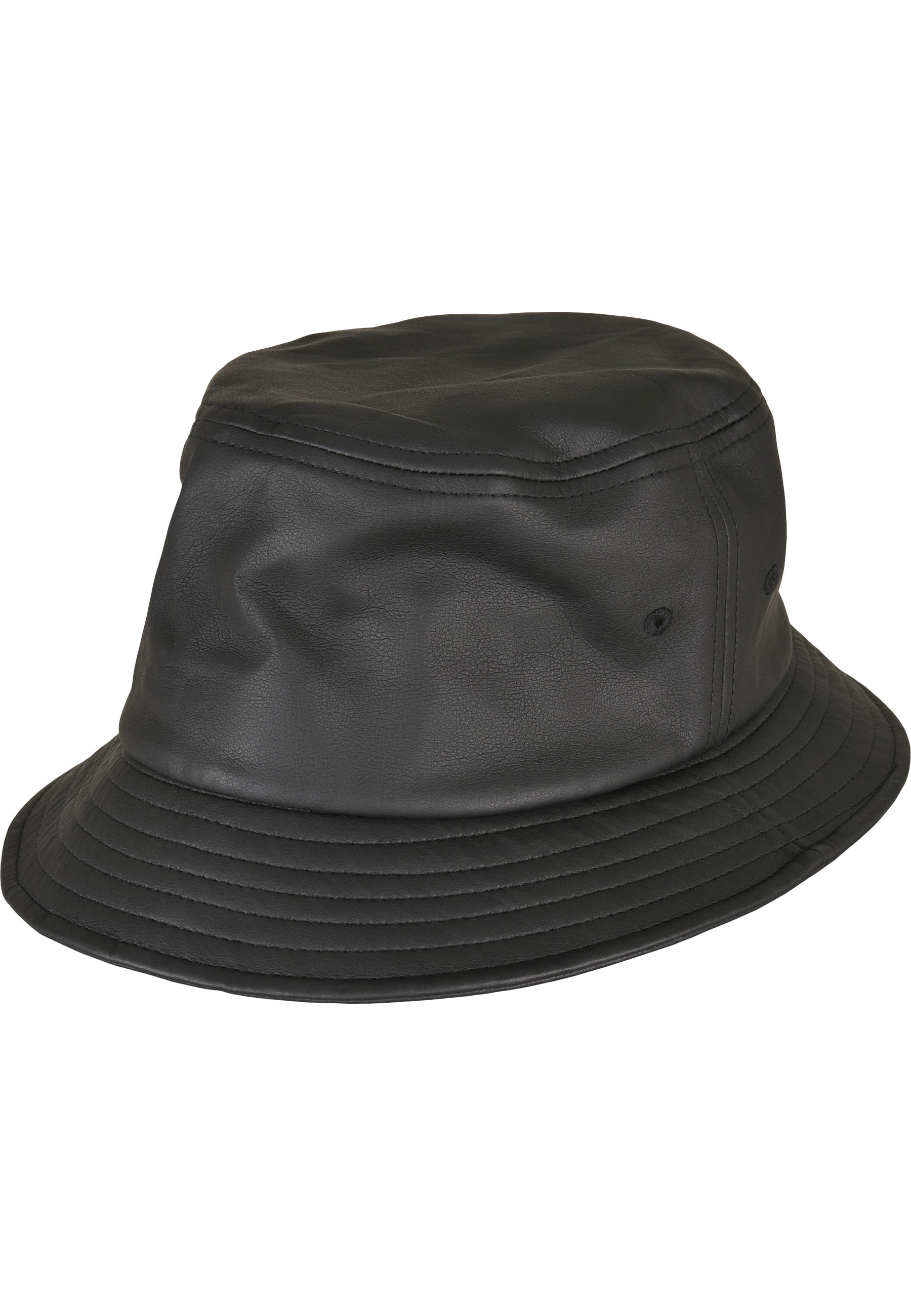 Flexfit Fischerhut »Flexfit Bucket Hat Imitation Leather Bucket Hat«