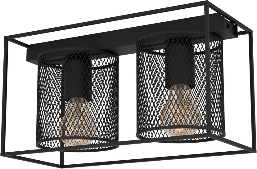 EGLO Tischleuchte »CATTERICK«, Tischleuchte aus Stahl exkl. - E27 - 40W online in schwarz bestellen