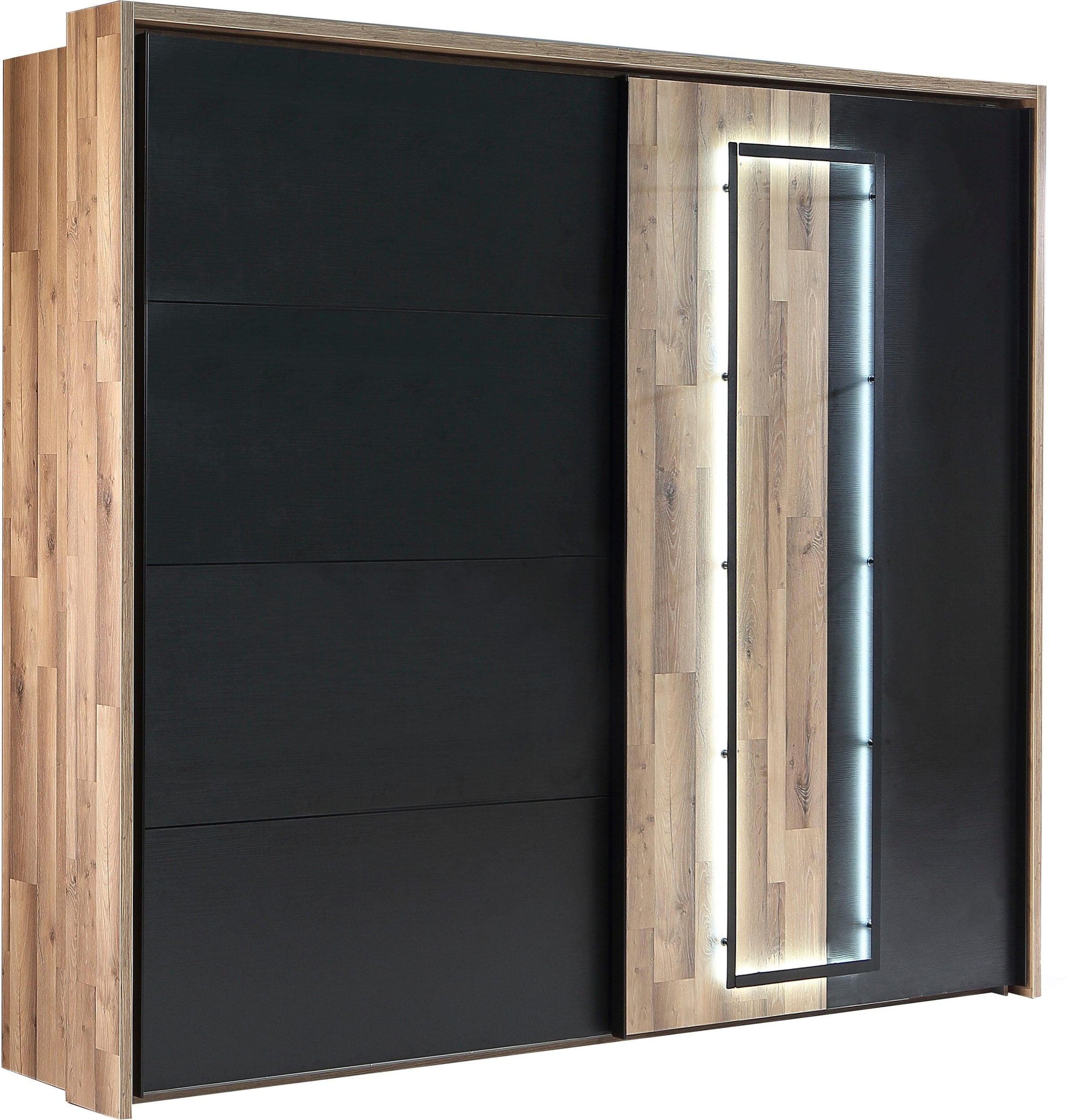 FORTE Schwebetürenschrank »Sirius Crown«, mit LED-Beleuchtung