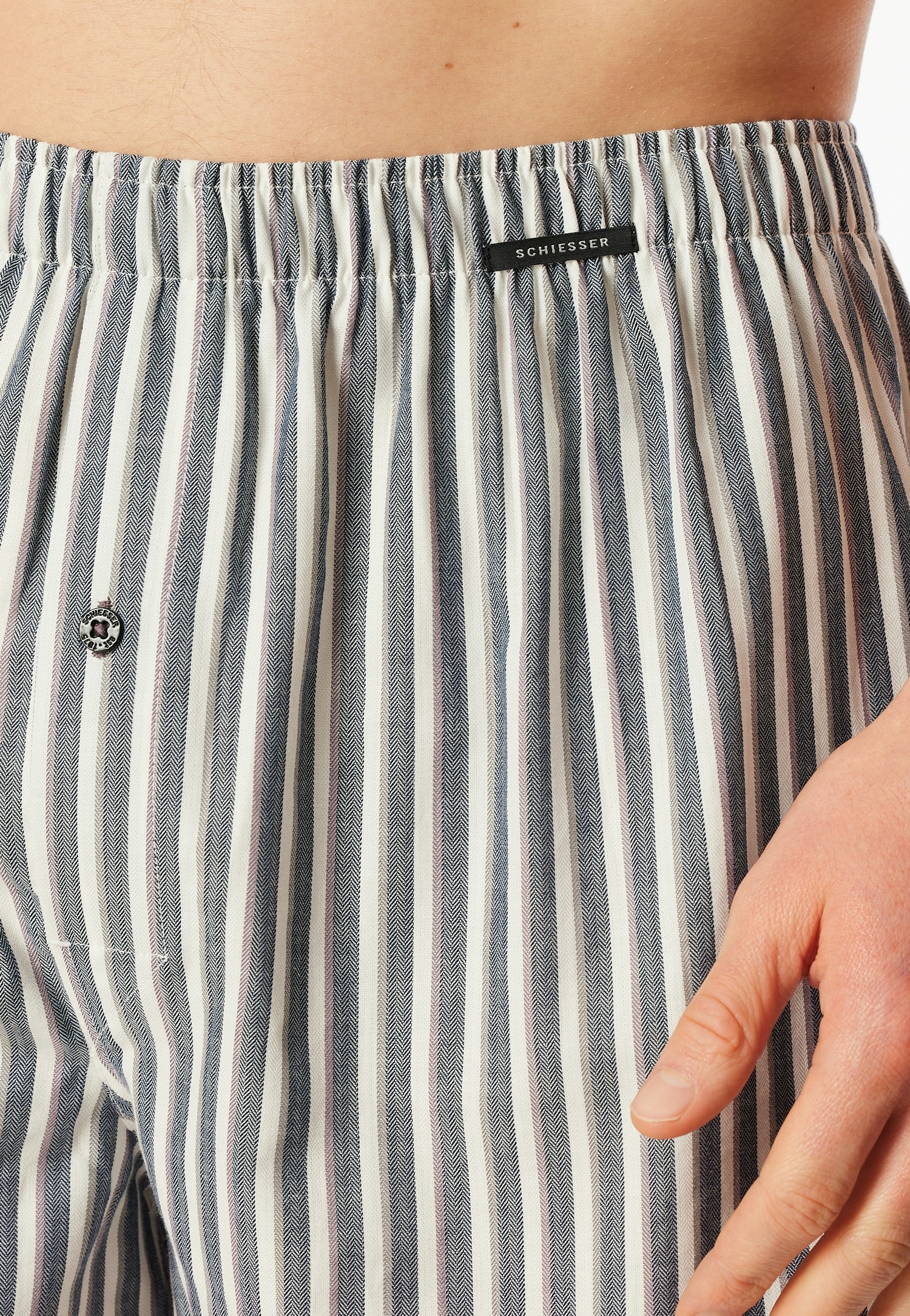 Schiesser Weiter Boxer »Boxershorts Multipacks« 2er Pack,  mit Eingriff, Knopf