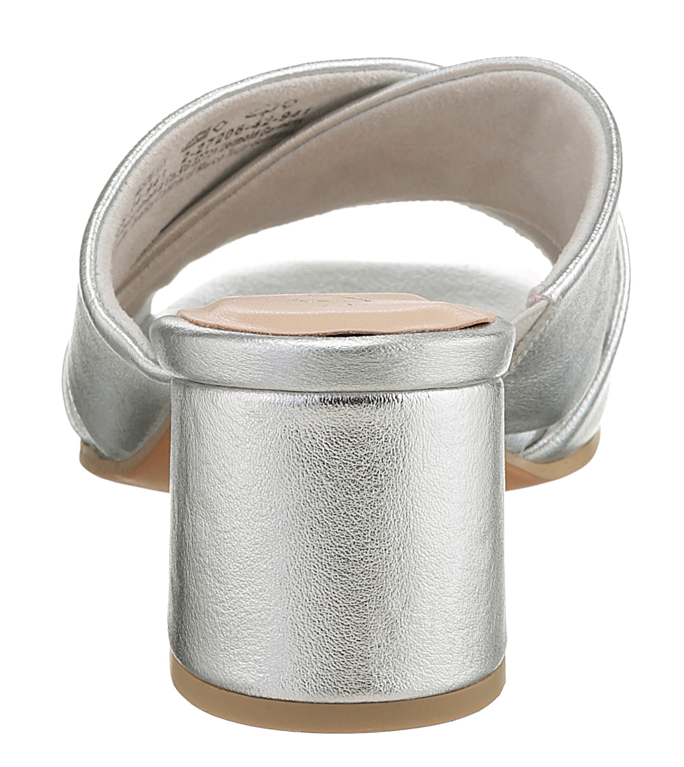 MARCO TOZZI Pantolette, Blockabsatz, Sommerschuh, Schlappen mit gekreuzter Bandage
