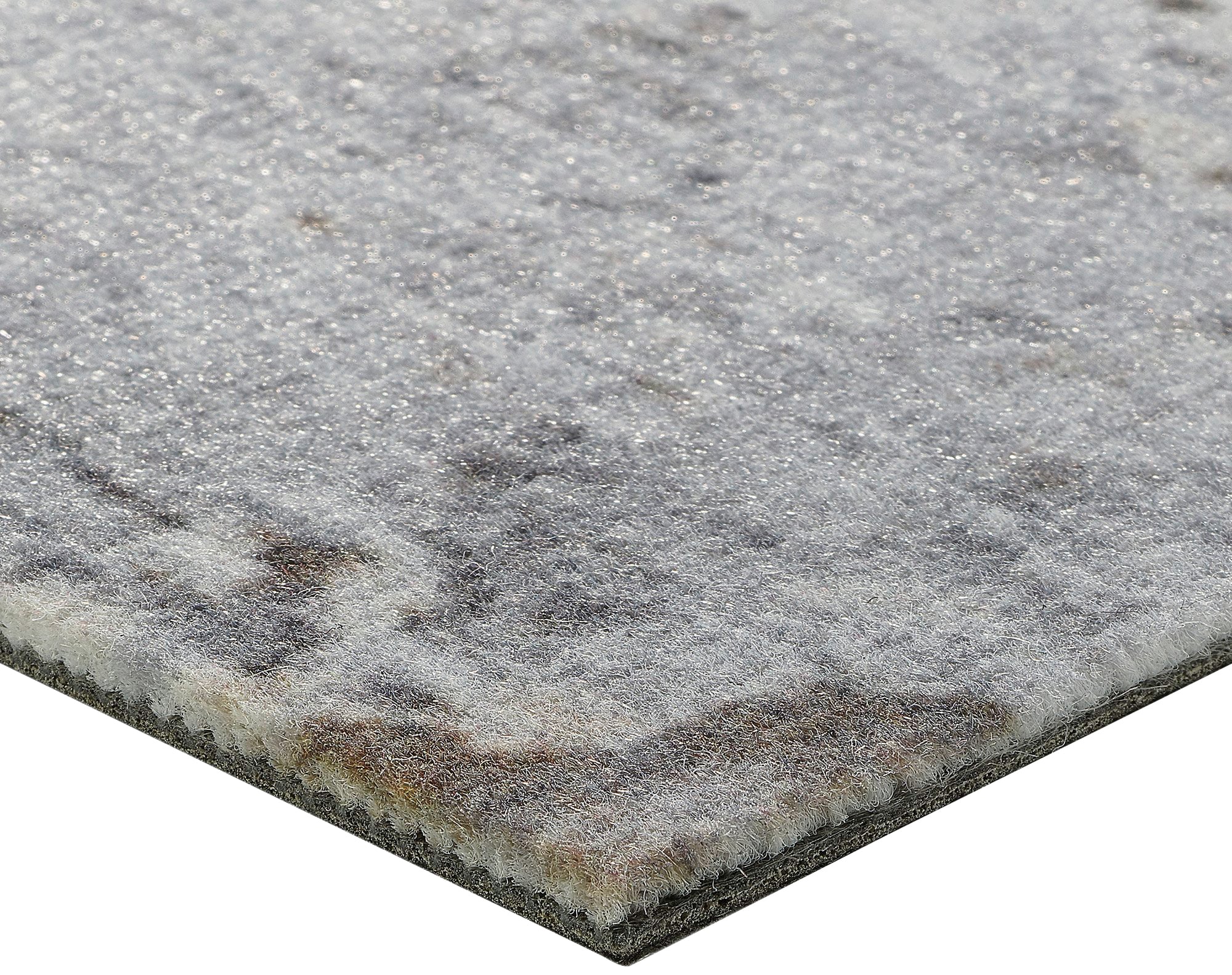 Infloor Teppichfliese »Velour Steinoptik Marmor grau«, rechteckig, 14 Stück, 4 m², 25 x 100 cm, selbsthaftend, für Stuhlrollen geeignet