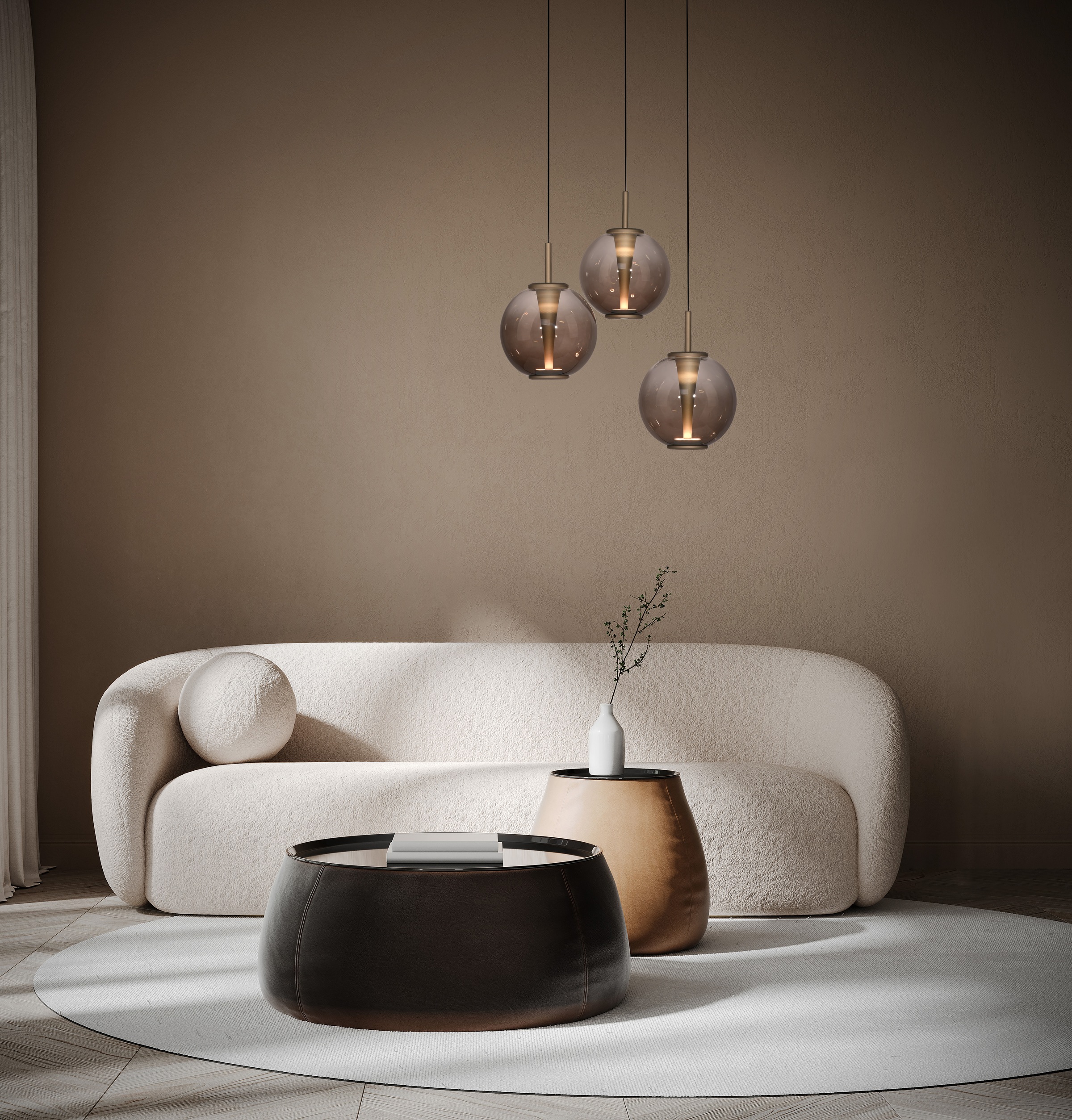 Neuhaus PURE LED Pendelleuchte »PURE E-Infinity« LED-Board 1 Stk. warmweiß - kaltweiß e-SLIDE® Funktion, CCT, dimmbar, Fernbedienung