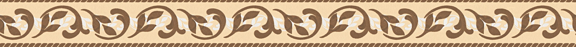 A.S. Création Bordüre »Only Borders«, Retro-gemustert-Motiv, Uni Tapete Bordüre Modern Metallic floral selbstklebend Design Optik