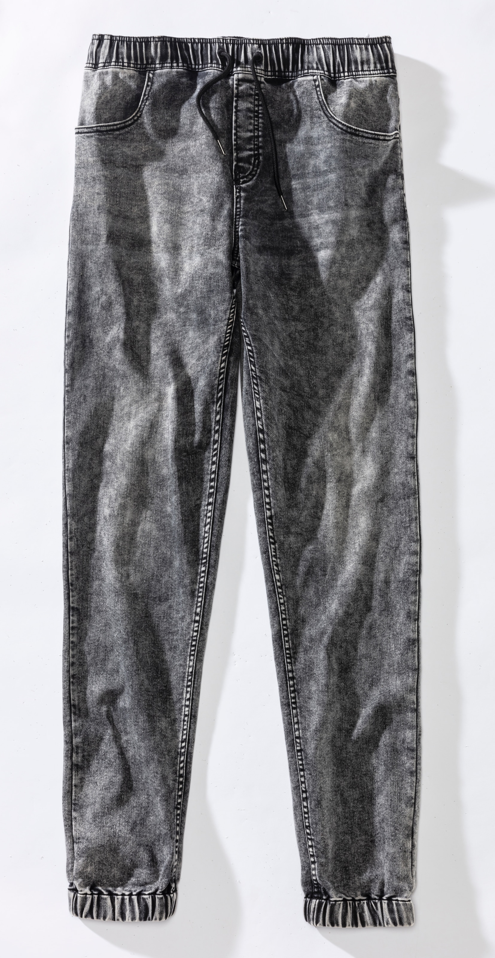 Buffalo Schlupfjeans, elastische Joggpants, moonwashed
