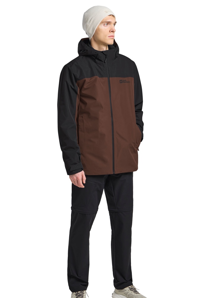 Jack Wolfskin 3-in-1-Funktionsjacke »TAUBENBERG 3IN1 JKT M«, mit Kapuze