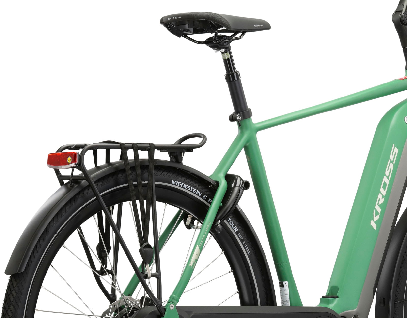 Kross E-Bike »KROSS E-Citybike Damen Sentio 6.0 28" grün«, 8 Gang, Shimano, Nexus, Mittelmotor 250 W, Pedelec, Elektrofahrrad für Damen und Herren