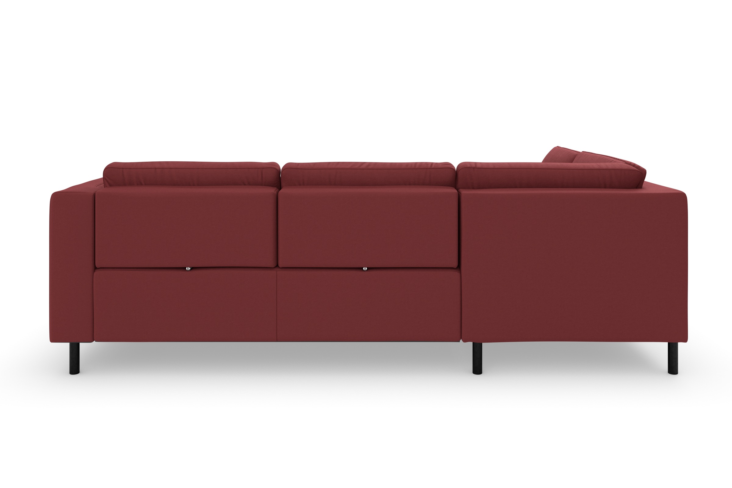 sit&more Ecksofa »Olsen L-Form«, inklusive Sitztiefenverstellung, wahlweise mit Bettfunktion, 15cm hoch