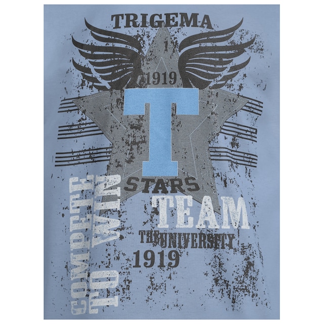 Trigema T-Shirt »TRIGEMA T-Shirt mit großem Print-Motiv« online bei