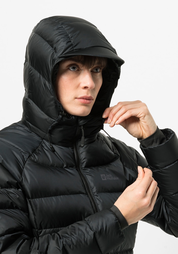 Jack Wolfskin Daunenjacke »NEBELHORN DOWN HOODY W«, mit Kapuze