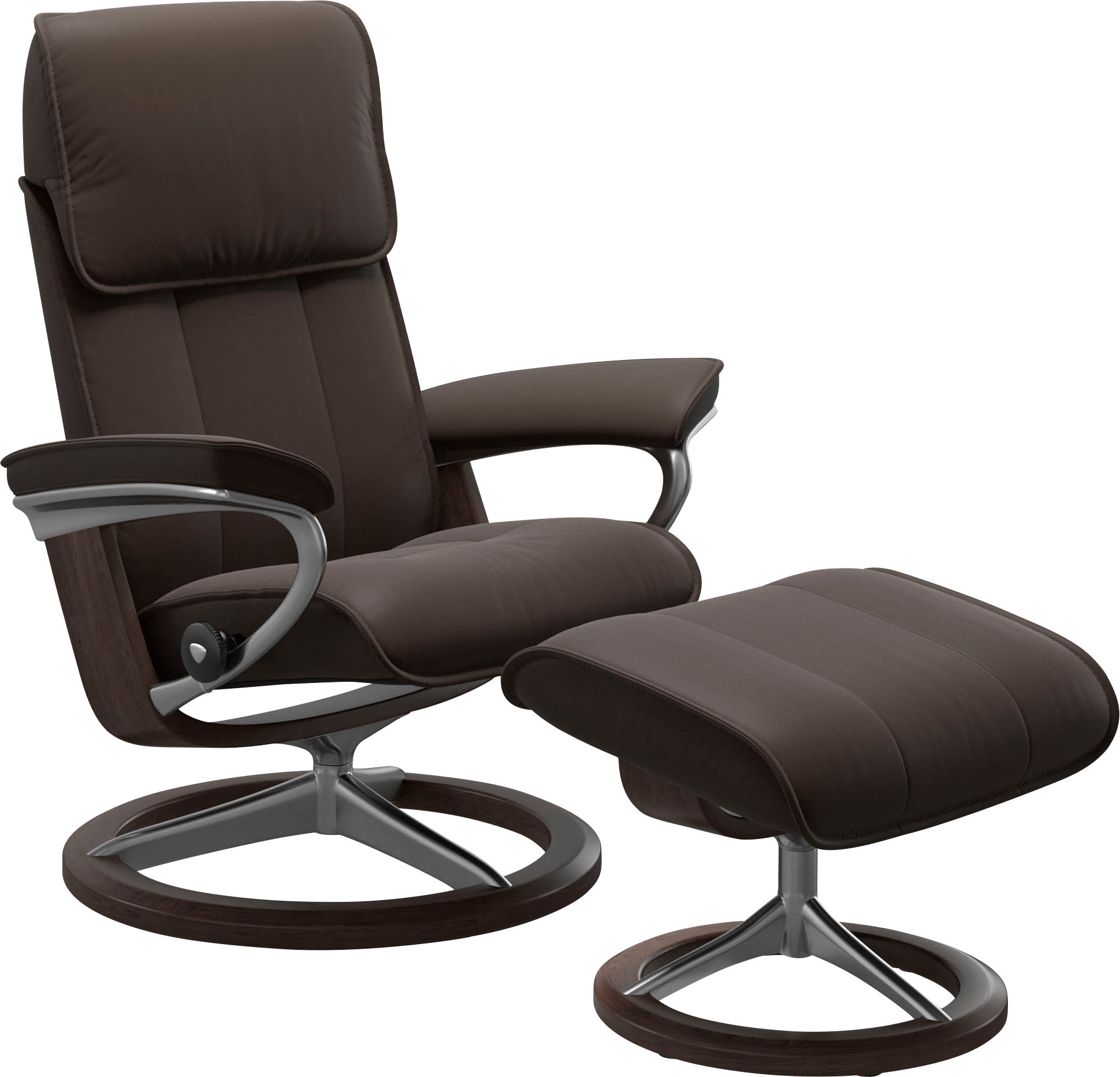 Stressless Fußhocker "Admiral", mit Signature Base, Gestell Wenge günstig online kaufen