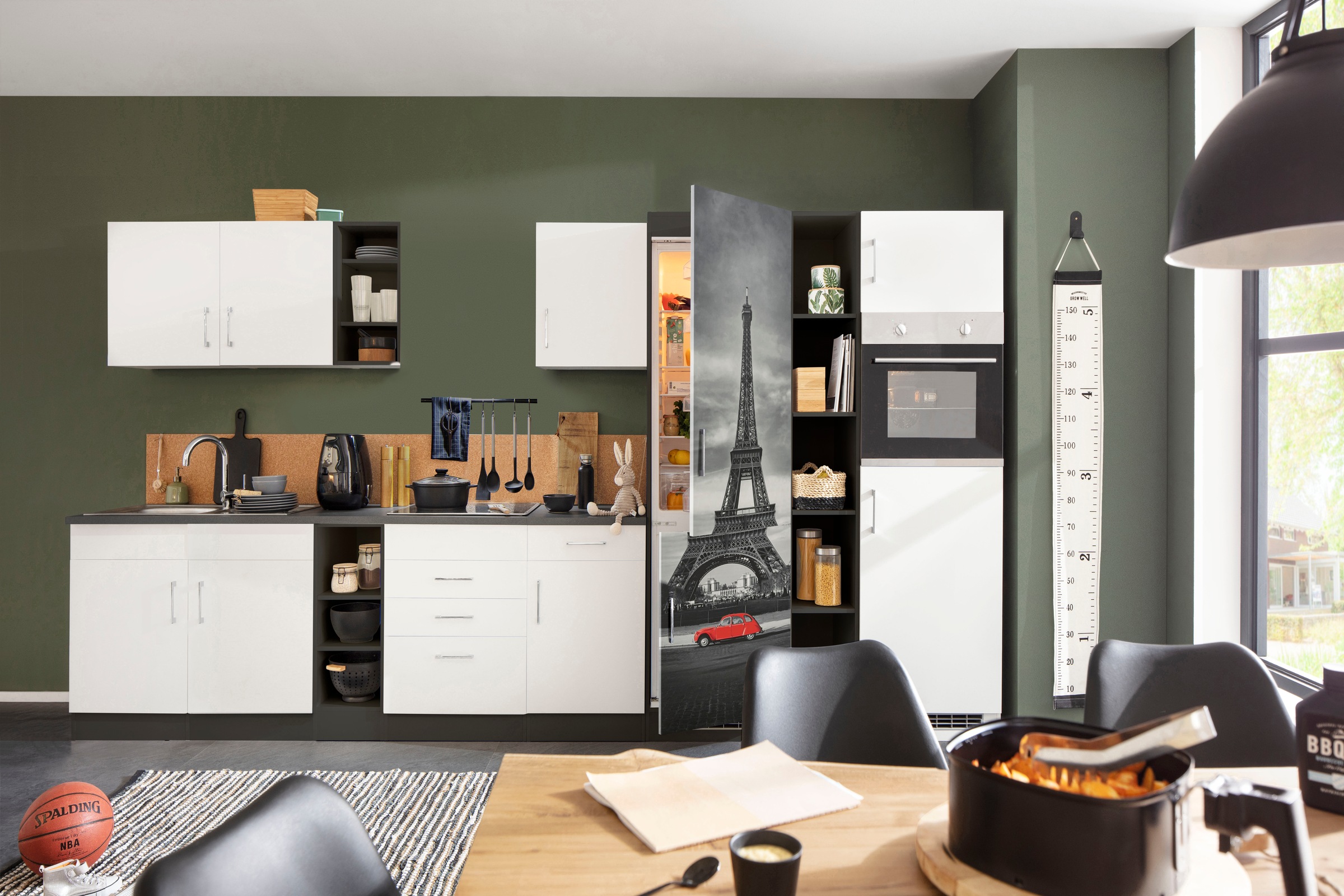 KOCHSTATION Küchenzeile »KS-Paris – Küchen mit einzigartigen Fotomotiven au günstig online kaufen
