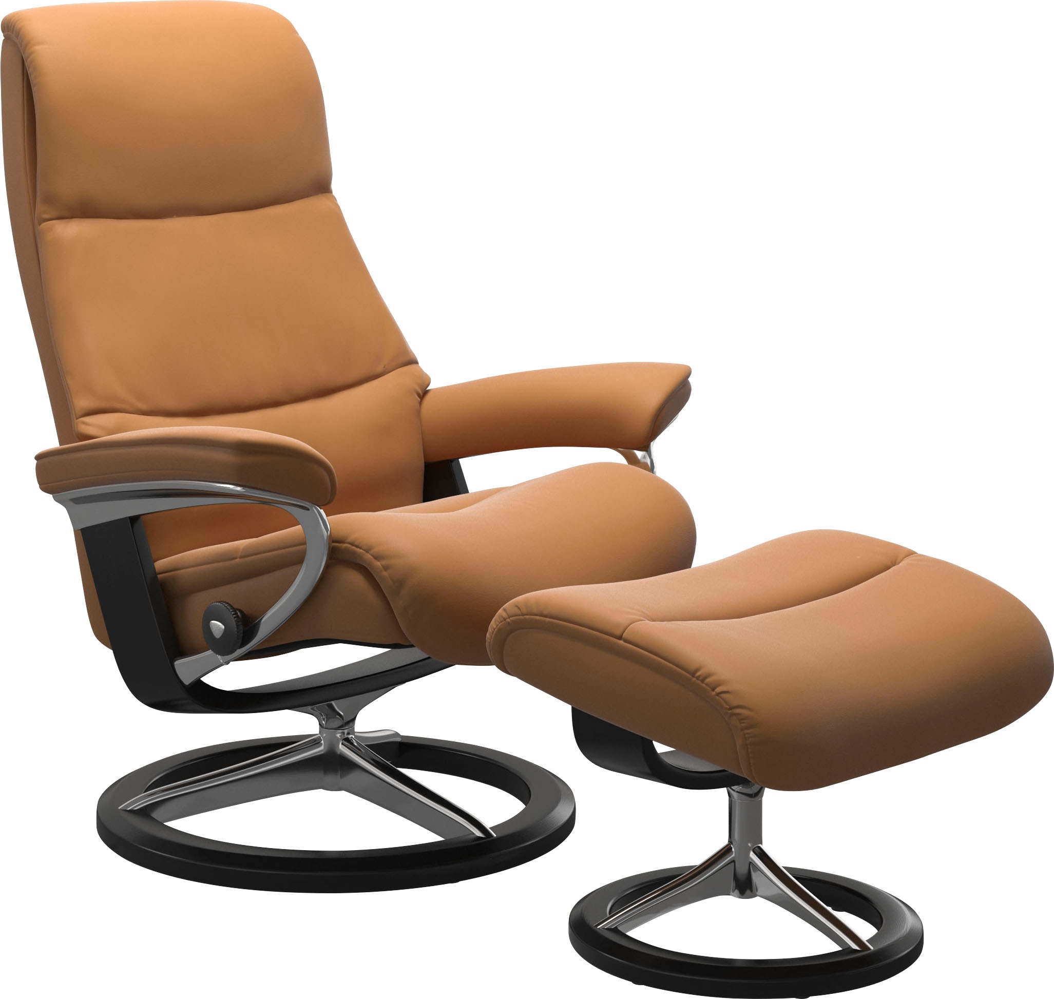 Stressless Relaxsessel "View", (Set, Relaxsessel mit Hocker), mit Signature günstig online kaufen