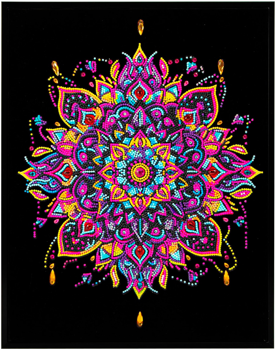 Diamond Dotz Kreativset »Diamond Painting Neon Mandala«