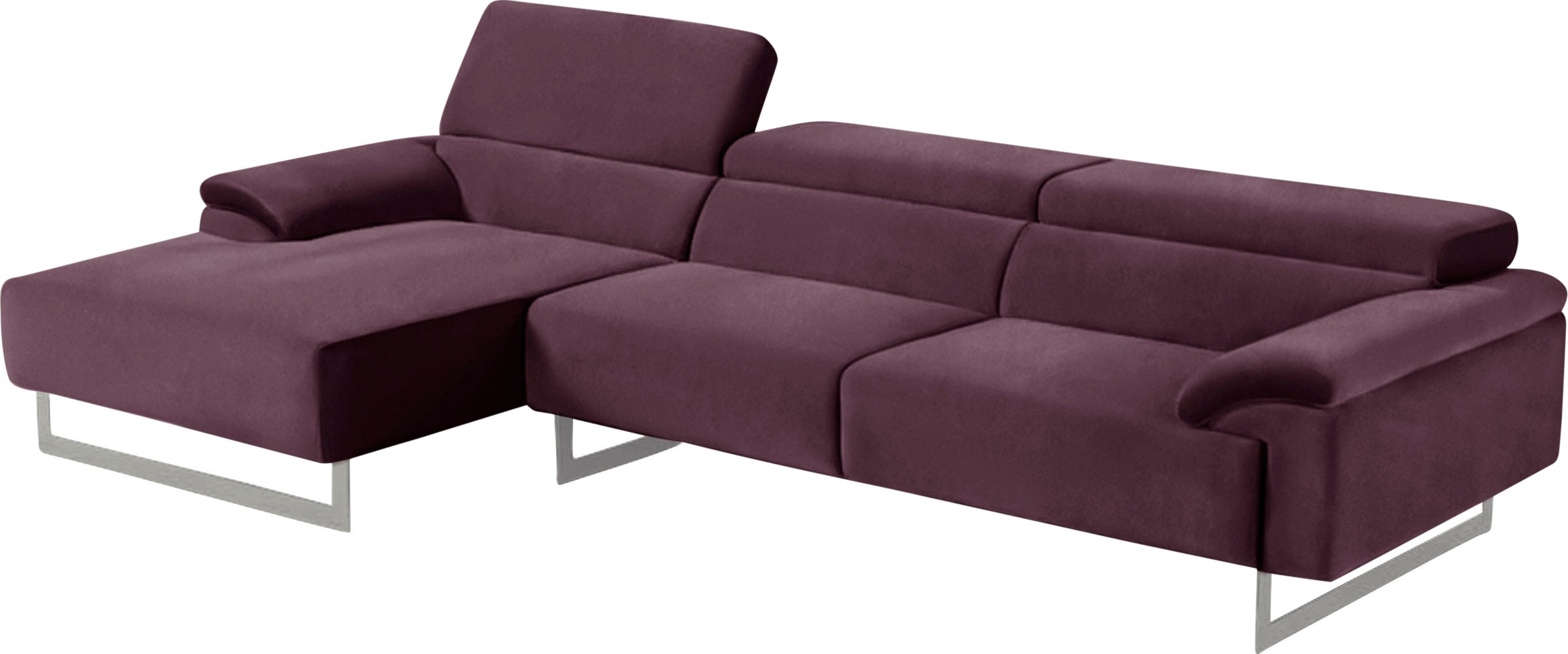 Egoitaliano Ecksofa »Malika, edel und bequem, Designsofa mit hochwertigen B günstig online kaufen