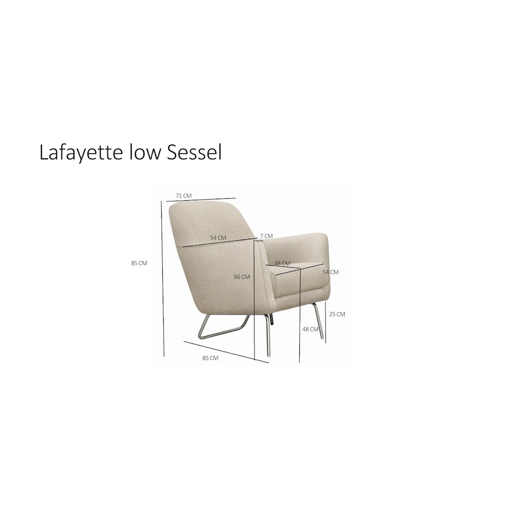 furninova Cocktailsessel »Lafayette Low«