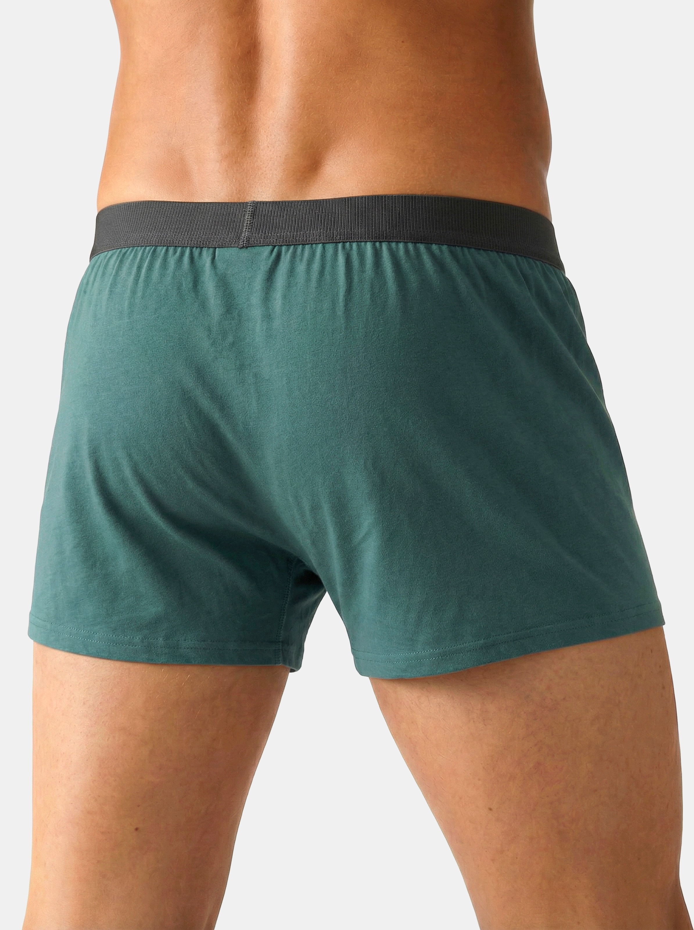 Bruno Banani Weiter Boxer »Boxershorts in lockerer Passform« Packung, 3 Stk. mit weichem und elastischem Rippenbündchen