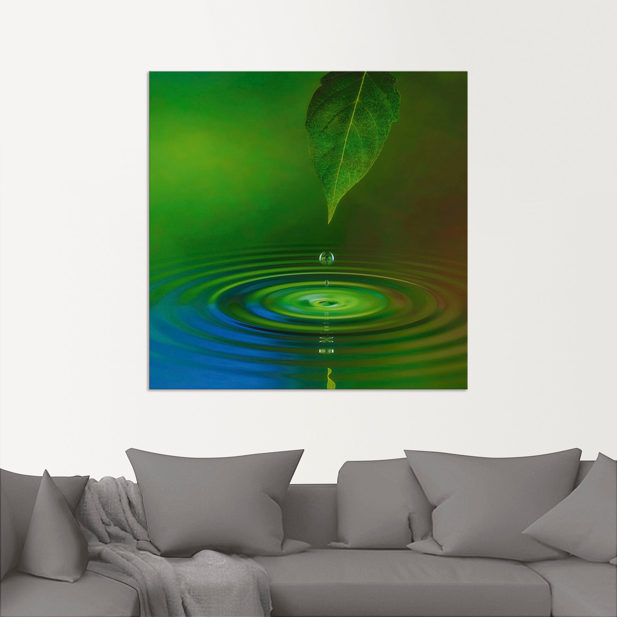 Artland Wandbild »Wassertropfen«, Zen, (1 St.), als Alubild, Outdoorbild, L günstig online kaufen