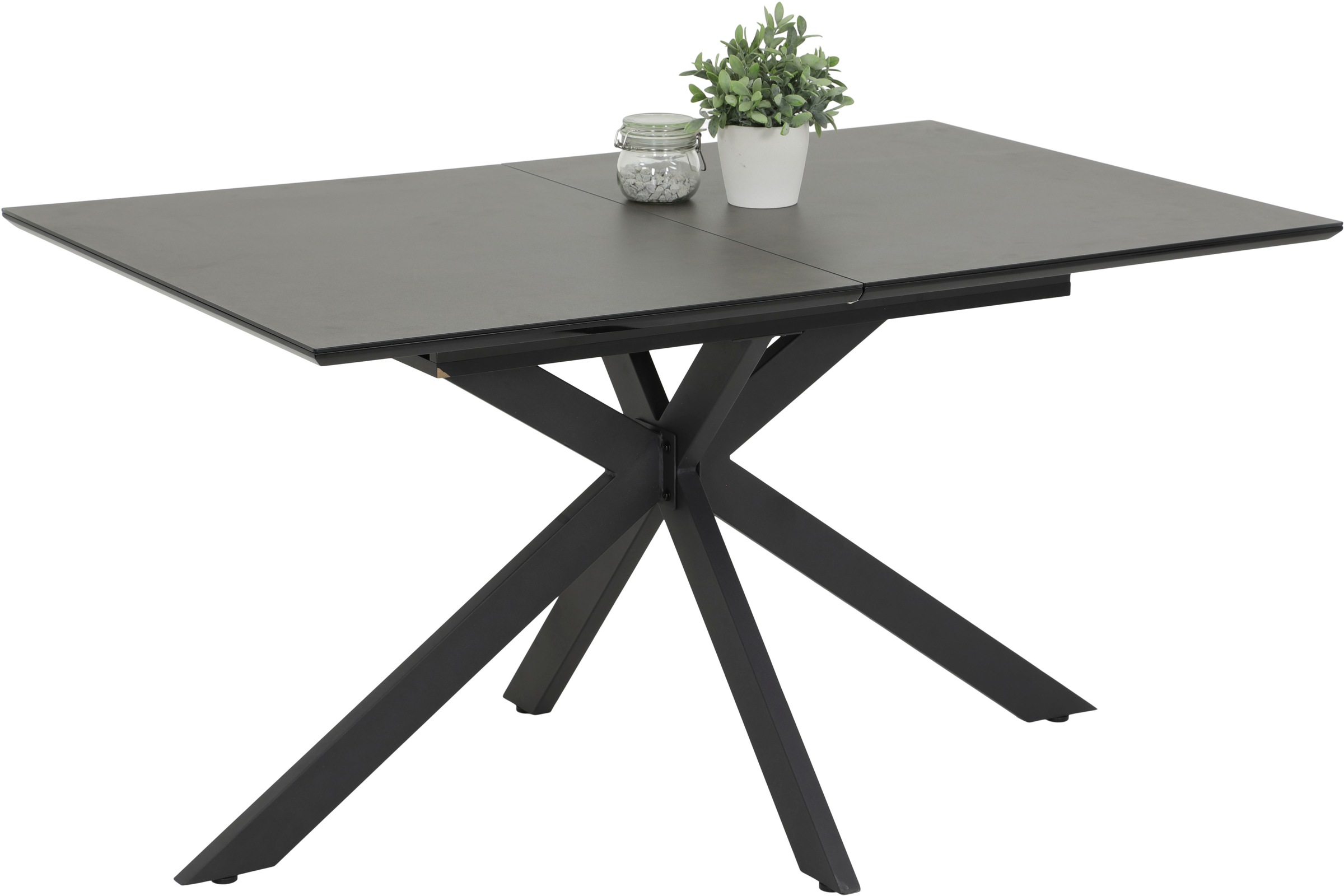 HELA Essgruppe »HAVEL« 7 Stk. tlg. Tisch 140-180x90 cm, Synchronauszug, Stu günstig online kaufen