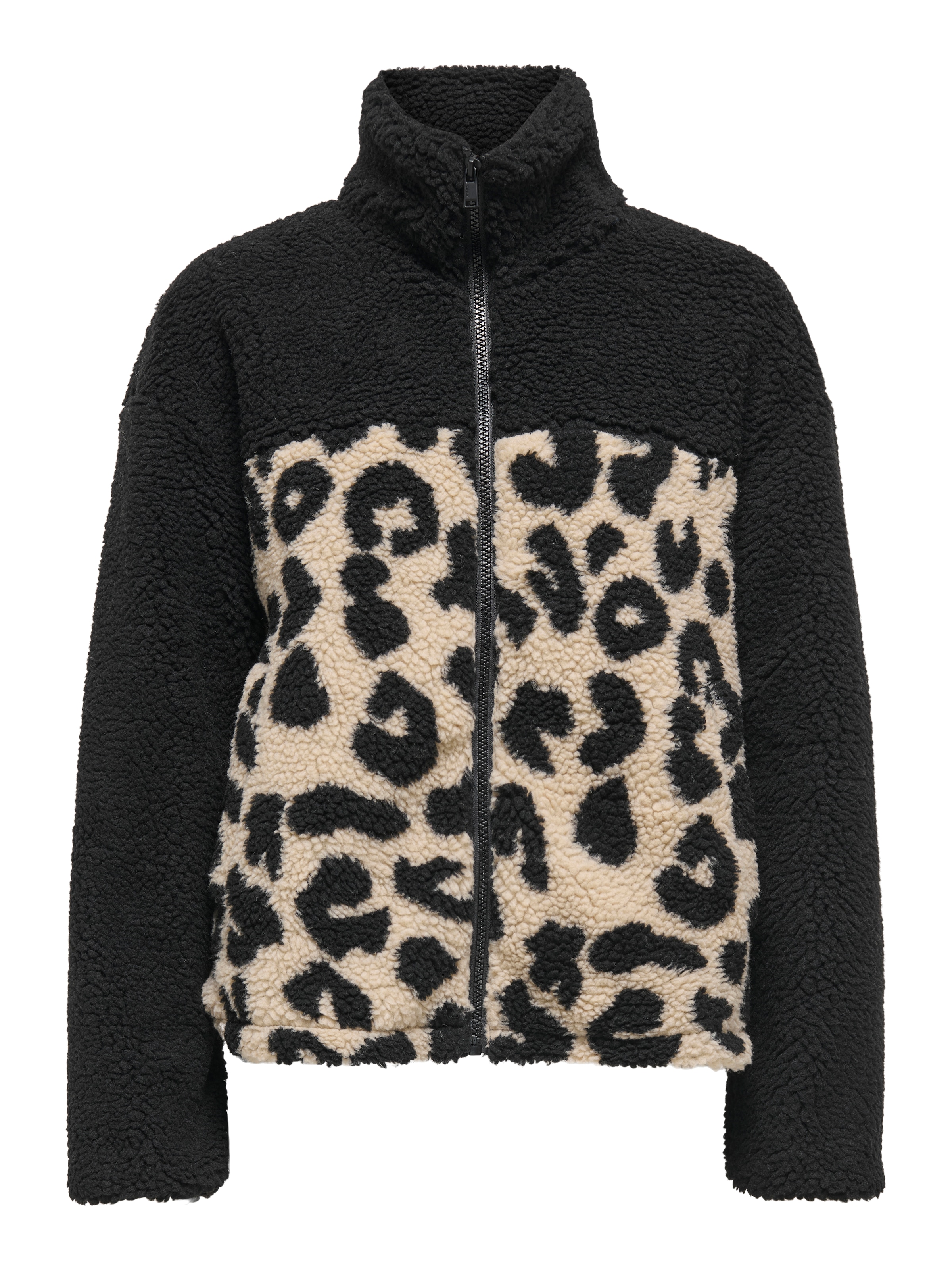 ONLY Plüschjacke »ONLELAINE TEDDY LEO JACKET CS OTW«