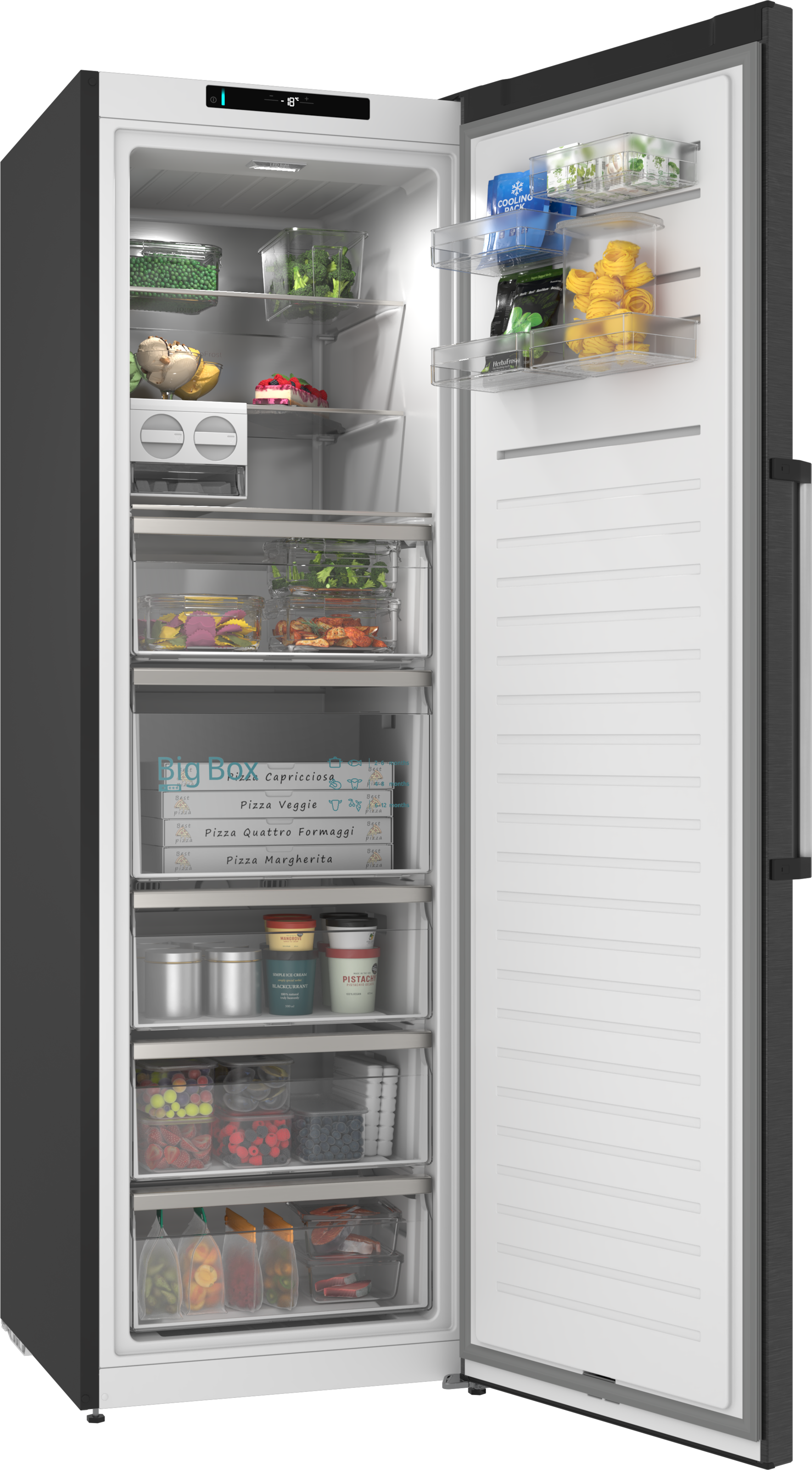 SIEMENS Gefrierschrank iQ500 »GS36NAXCG« 186,2 cm hoch 59,5 cm breit