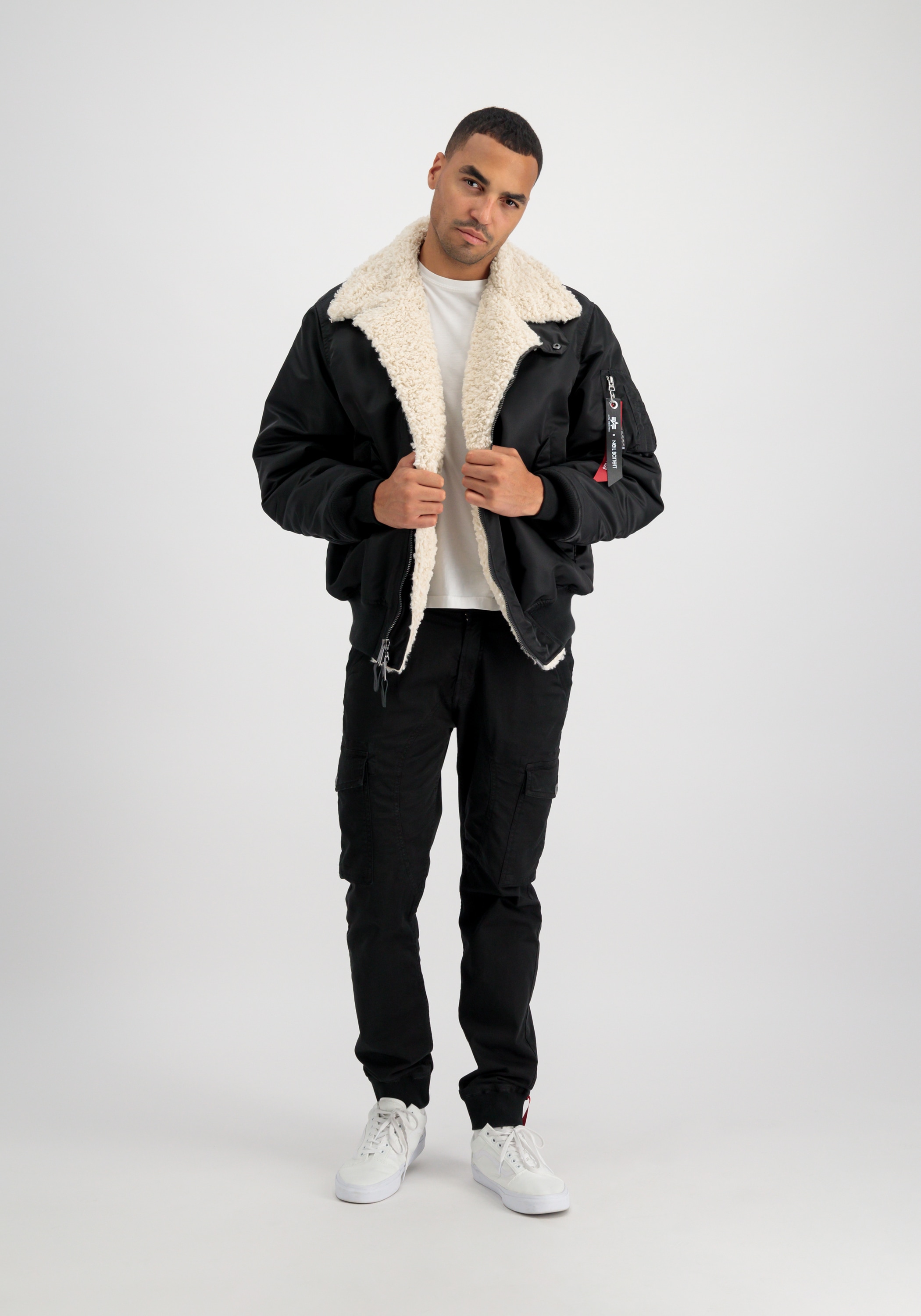 Alpha Industries Bomberjacke »NB MA-1 B-3 Biker Jacket«