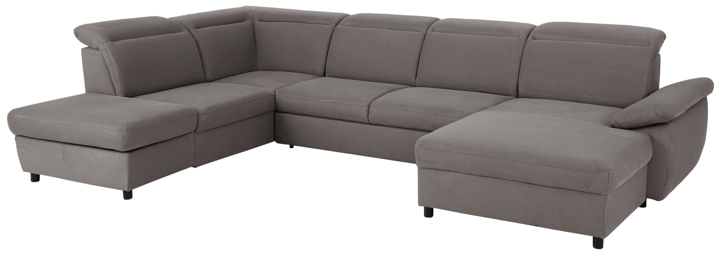 Home affaire Wohnlandschaft »Mauritius U-Form« mit Kopfteil- und Armlehnver günstig online kaufen