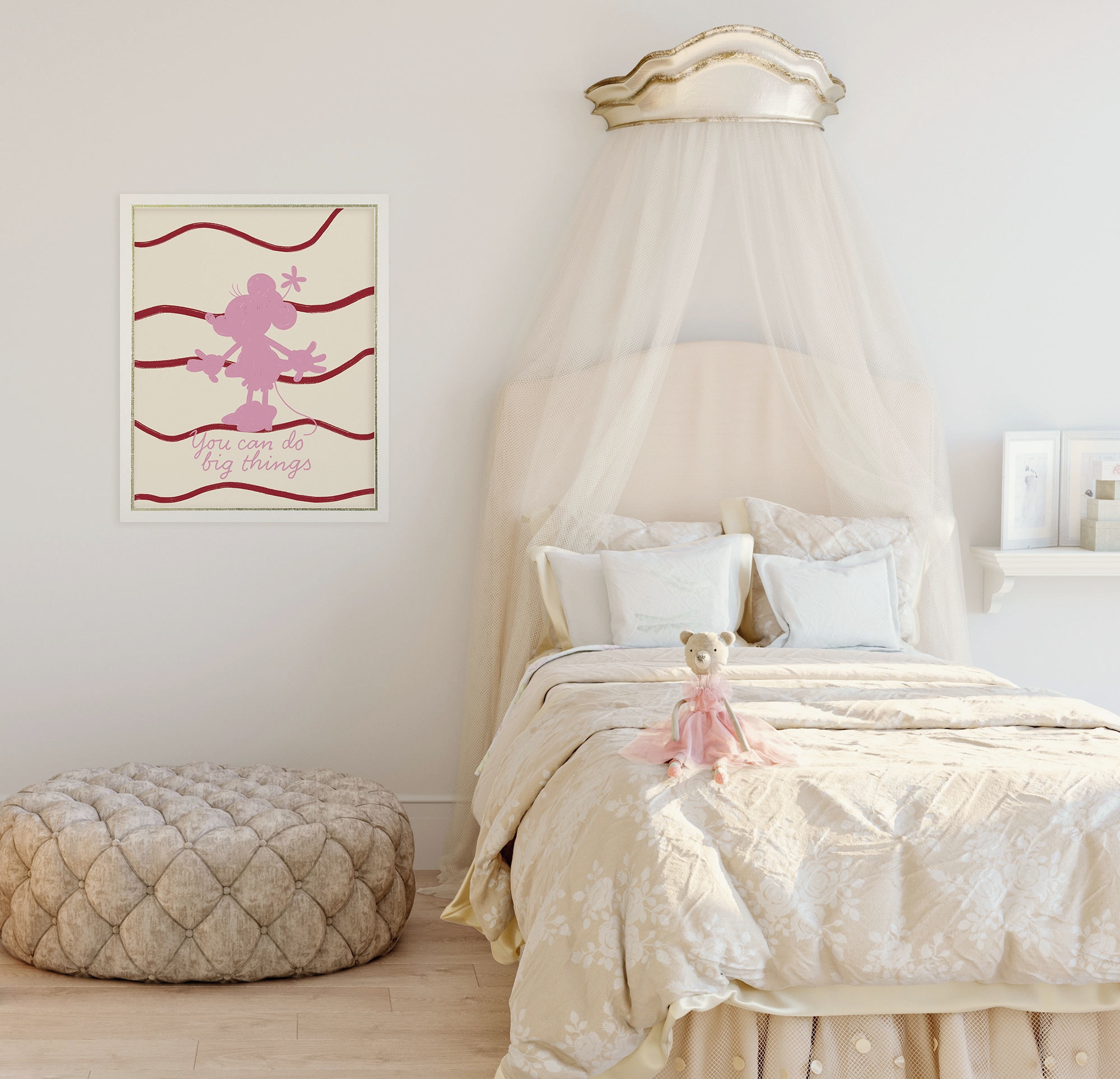 Komar Wandbild »Disney Minnie Mouse You Can Do Big Things«, Disney, (Set, 1 St.), 30 x 40 cm (Breite x Höhe) - Kinderzimmer, Dekoration
