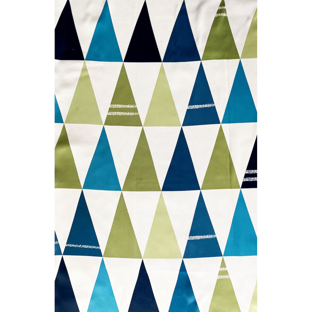 Lüttenhütt Verdunkelungsvorhang »Dreieck«, (1 St.), einseitig mit Dreiecken bedruckte Kindergardine, blickdicht, verschiedene Größen