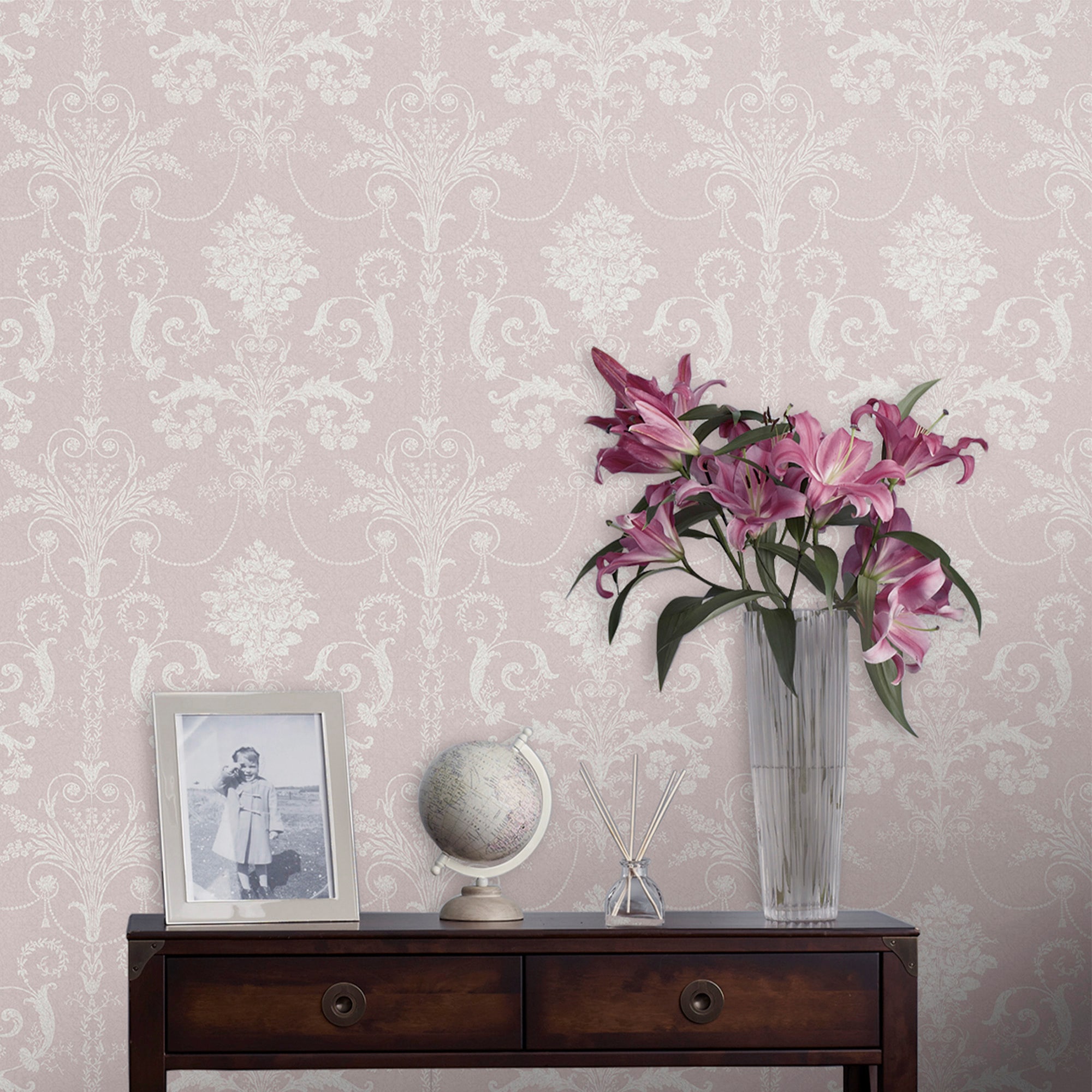 LAURA ASHLEY Vliestapete »Josette« gemustert FSC® zertifiziert, mit lebhaftem Druck, 10 Meter Länge