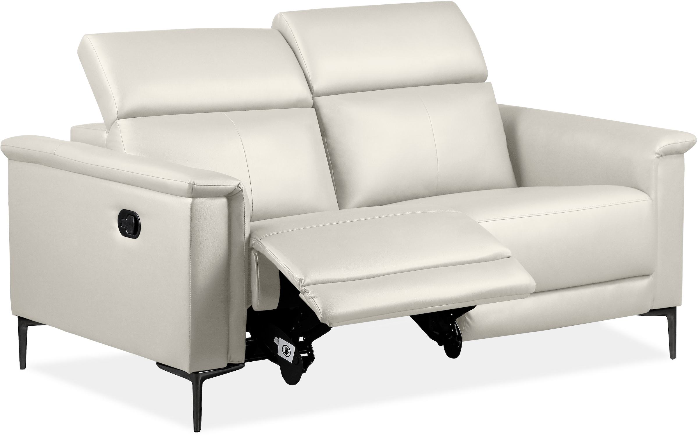 Places of Style 2-Sitzer »Lund«, manueller od. elektrischer Relaxfunktion und USB-A