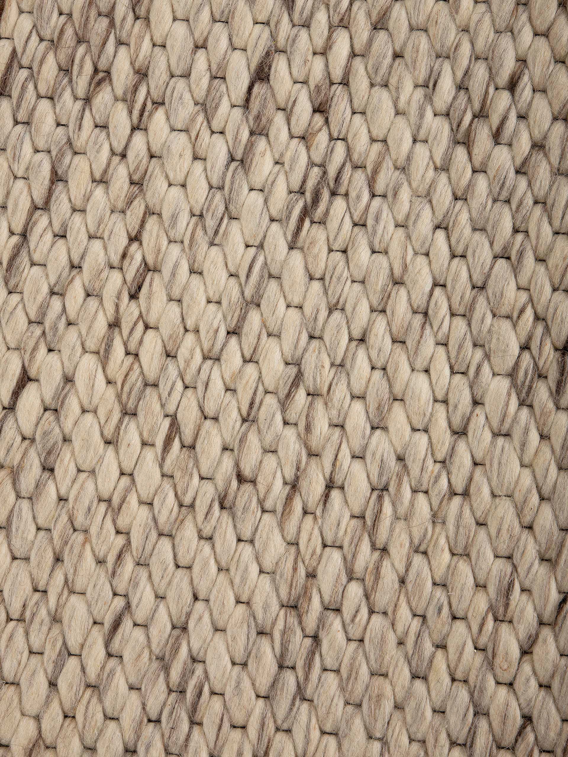carpetfine Wollteppich »Sina«, rechteckig, Handweb Teppich, reine Wolle, meliert, handgewebt, weich & kuschelig