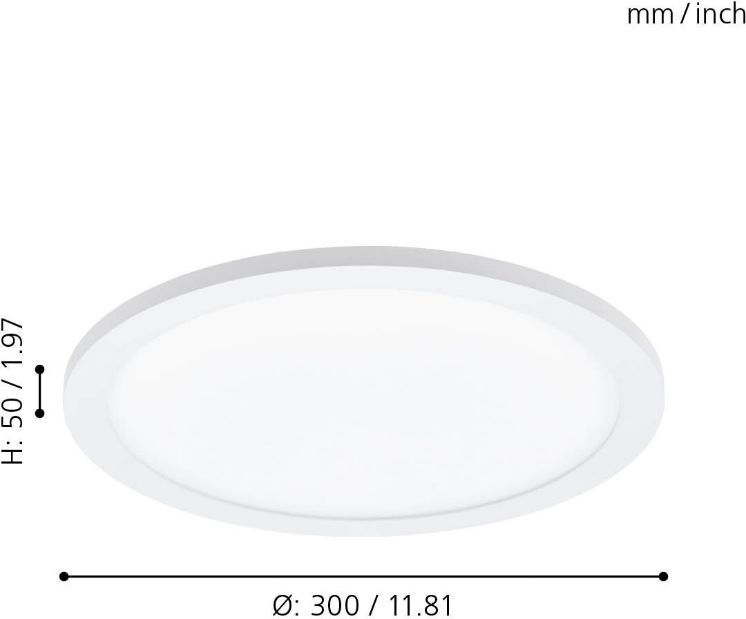 EGLO Deckenleuchte »SARSINA«, 1 flammig, Leuchtmittel LED-Board   LED fest günstig online kaufen