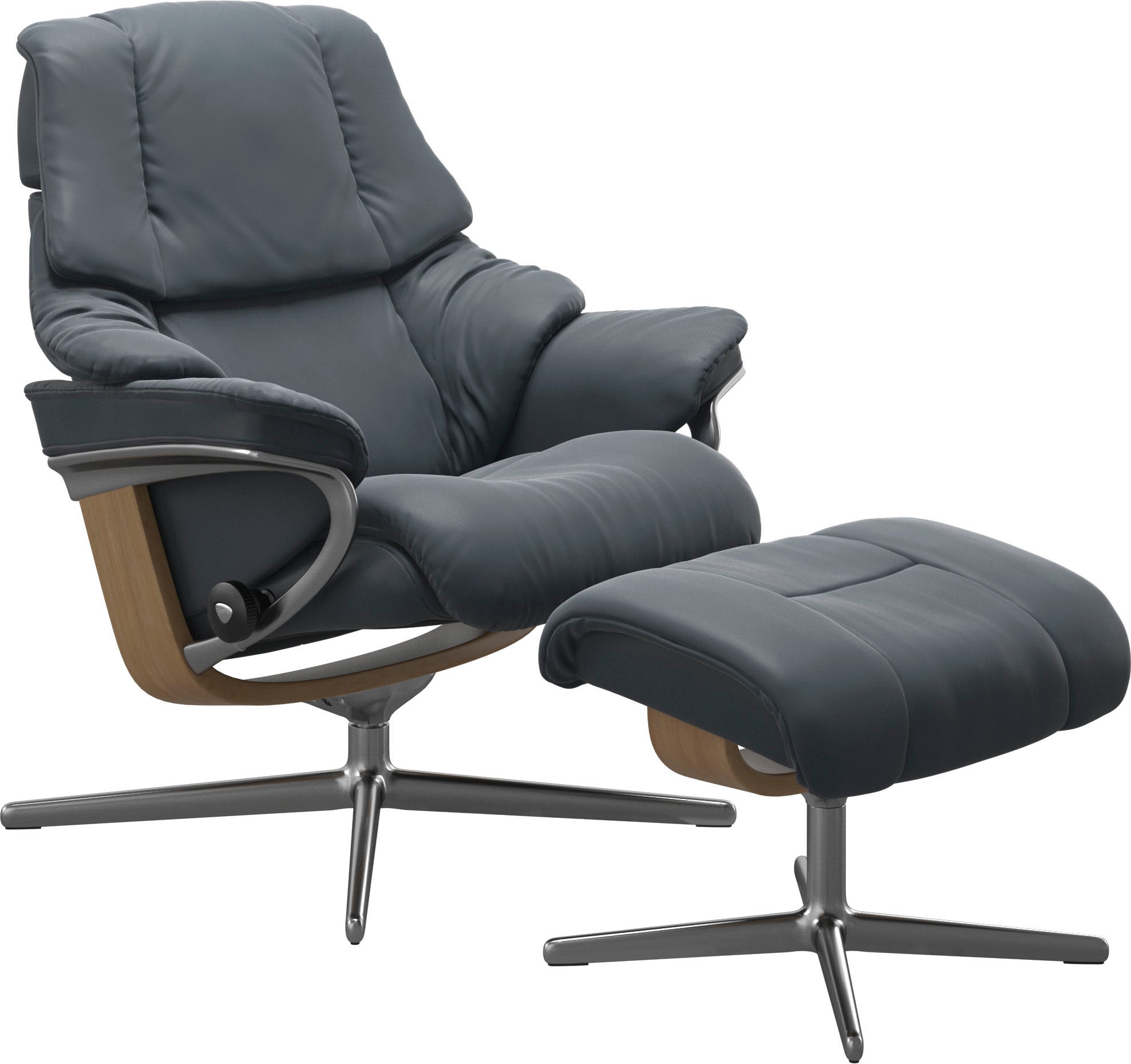 Stressless® Relaxsessel »Reno«, (Set, Relaxsessel mit Hocker), mit Hocker, günstig online kaufen