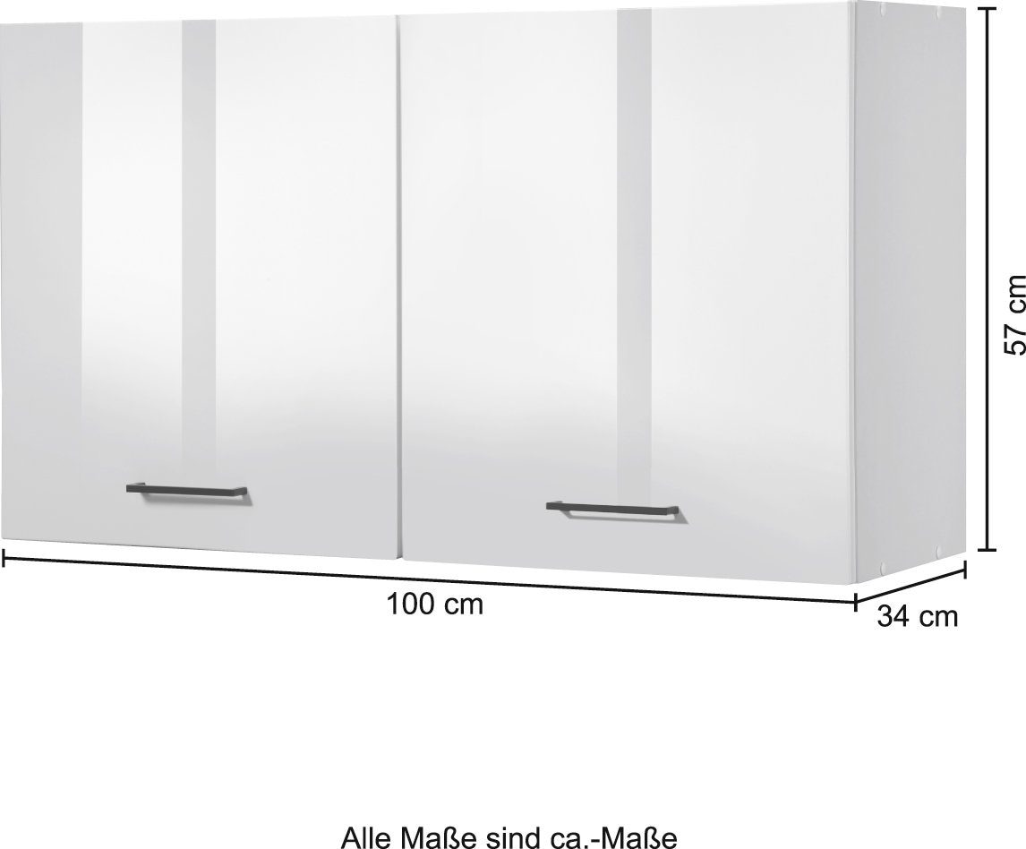 KOCHSTATION Hängeschrank »KS-Trier«, Breite 100 cm